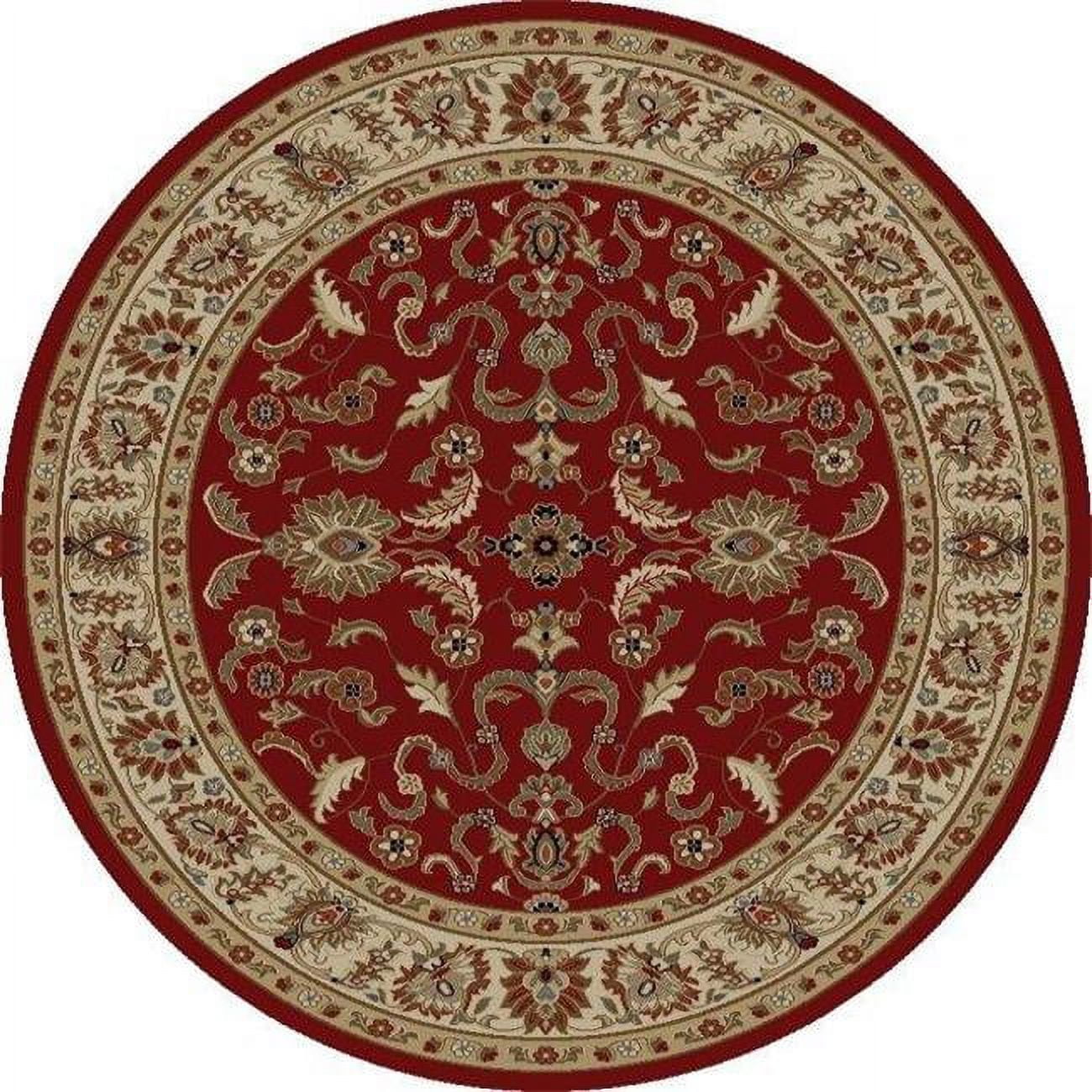 Ankara Agra - Red - 5 ft. 3 in. Round