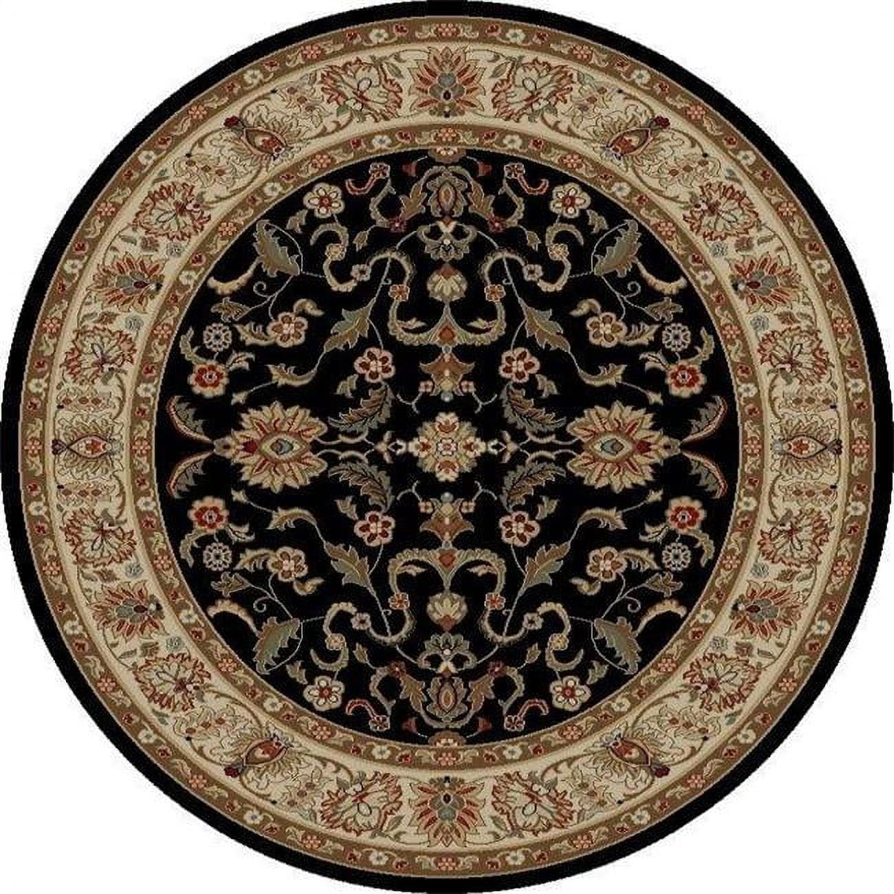 Ankara Agra - Black - 5 ft. 3 in. Round