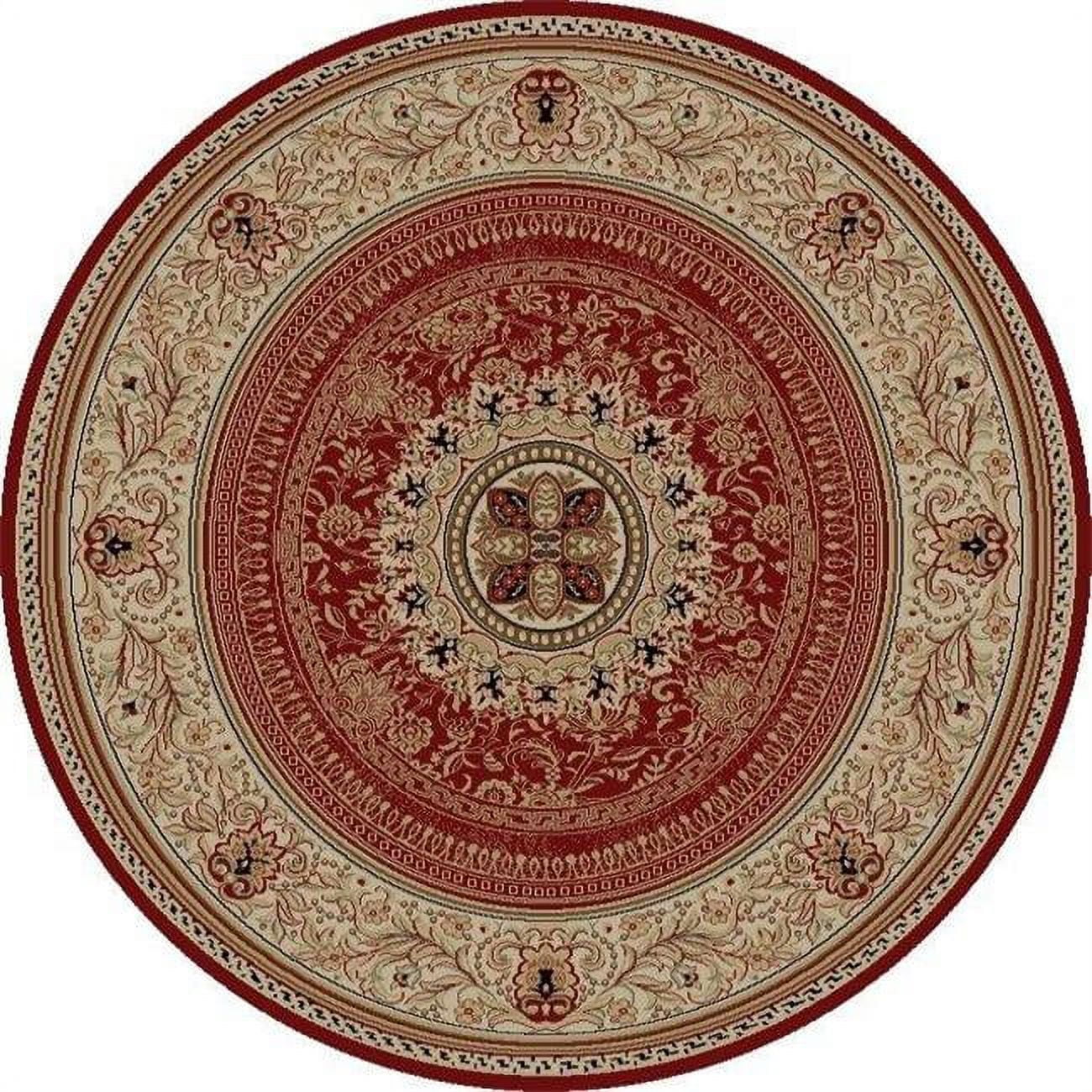 Ankara Chateau - Red - 5 ft. 3 in. Round