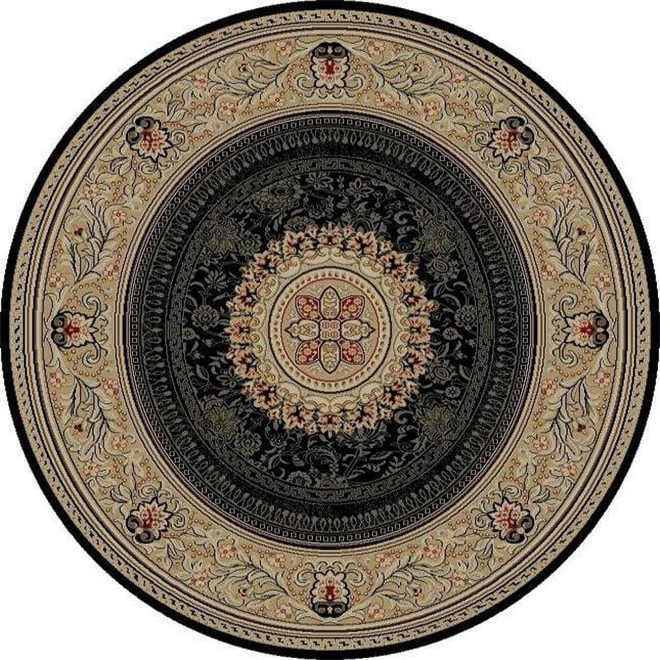 Ankara Chateau - Black - 5 ft. 3 in. Round