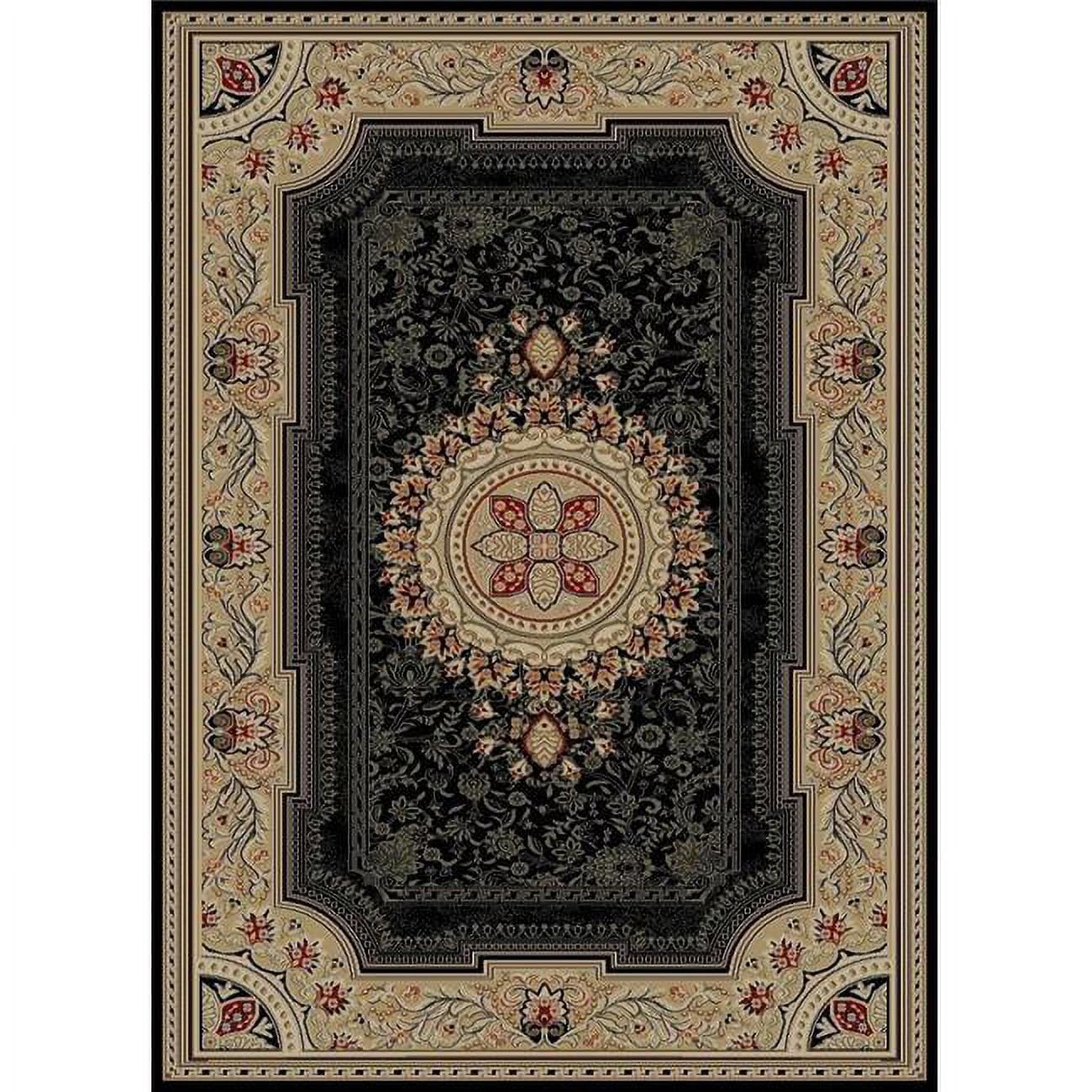 7 ft. 10 in. x 10 ft. 10 in. Ankara Chateau - Black