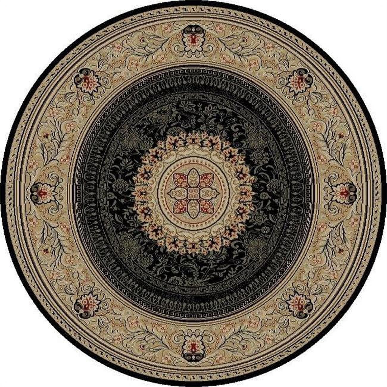 7 ft. 10 in. Ankara Chateau - Round, Black