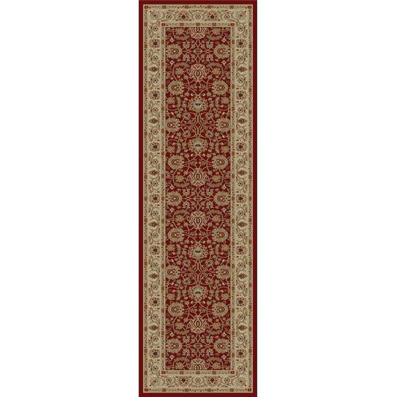 2 ft. 2 ft. x 7 ft. 3 in. Ankara Mahal - Red