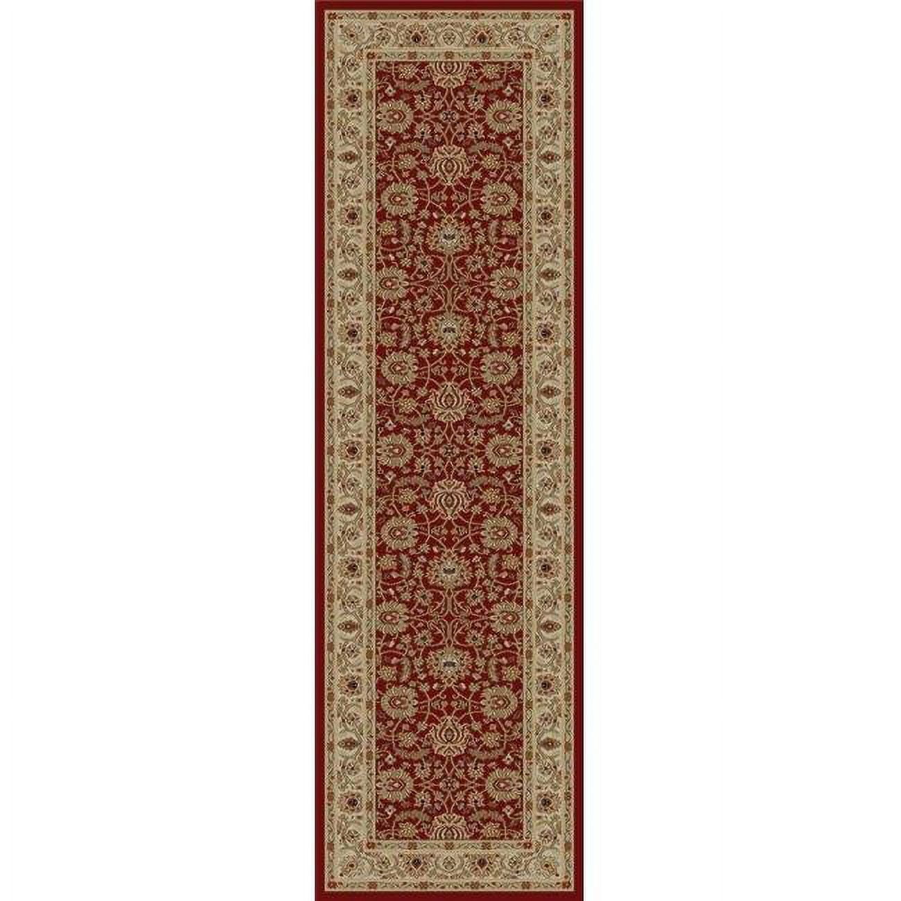 Ankara Mahal - Red - 3 ft. 11 in. x 5 ft. 5 in.