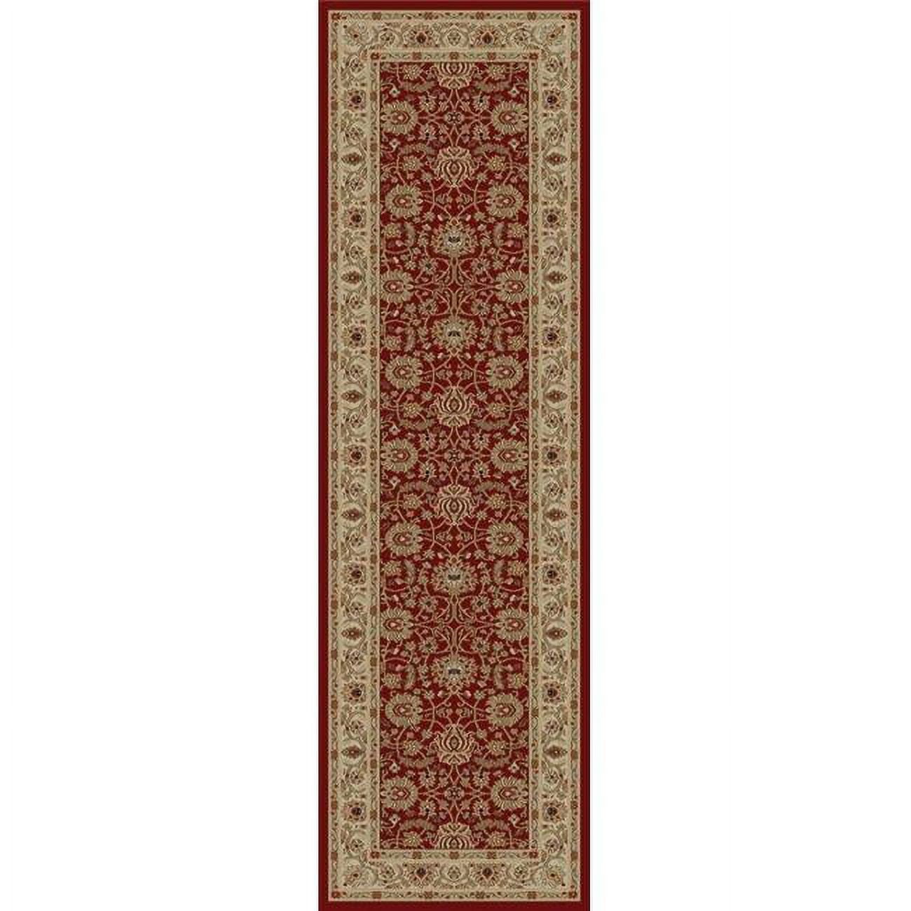 9 ft. 3 in. x 12 ft. 6 in. Ankara Mahal - Red