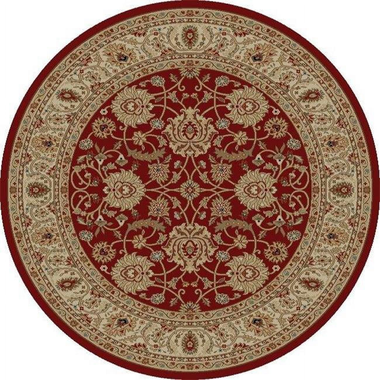 Ankara Mahal - Red - 7 ft. 10 in. Round