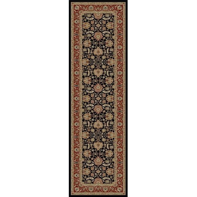 9 ft. 3 in. x 12 ft. 6 in. Ankara Mahal - Black