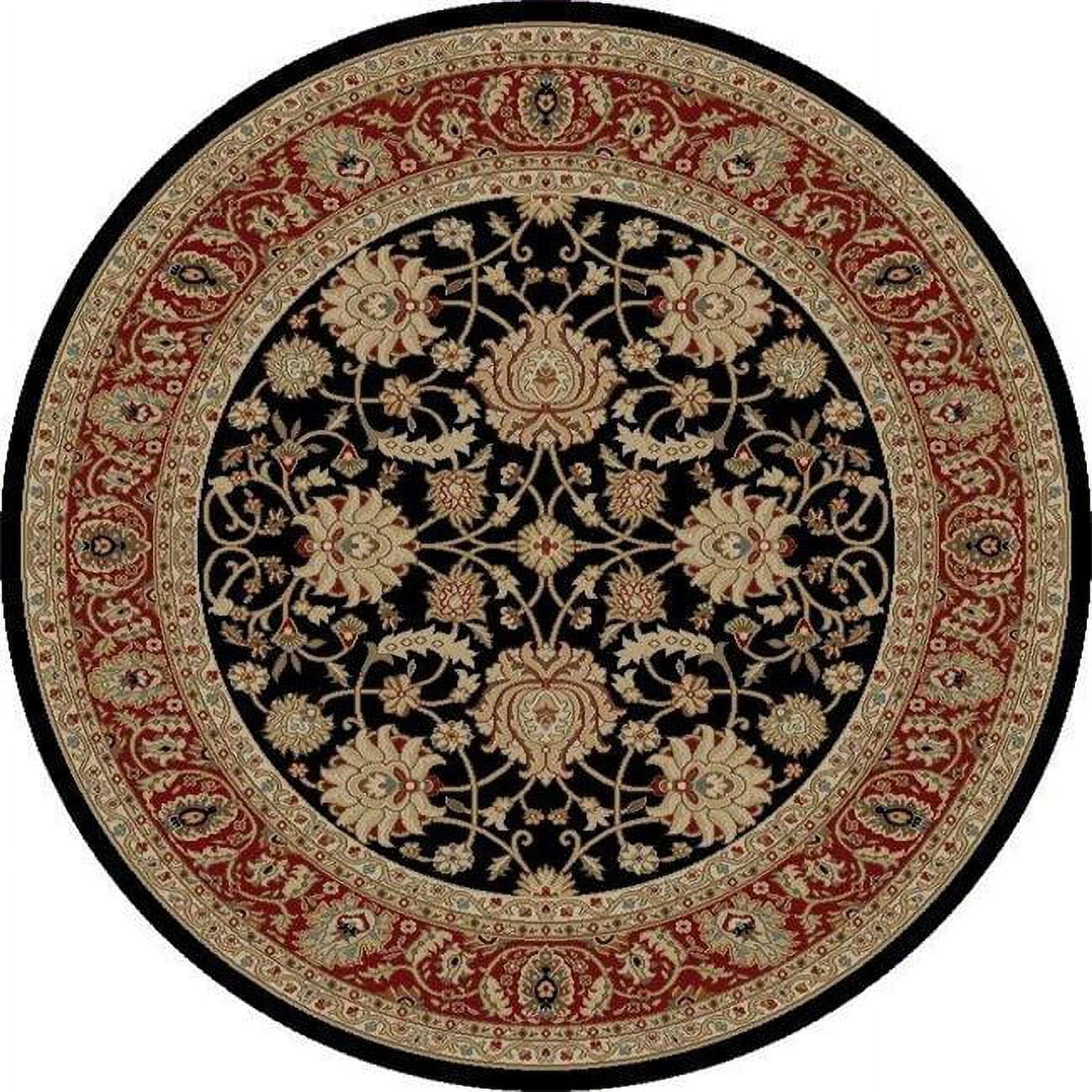 Ankara Mahal - Black - 7 ft. 10 in. Round