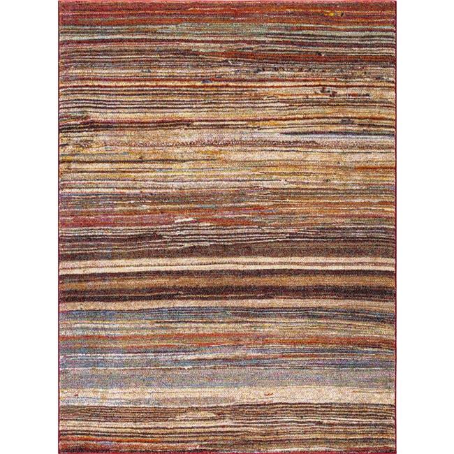 Concord Global 74336 6 ft. 7 in. x 9 ft. 3 in. Diamond Solstice - Multi Color