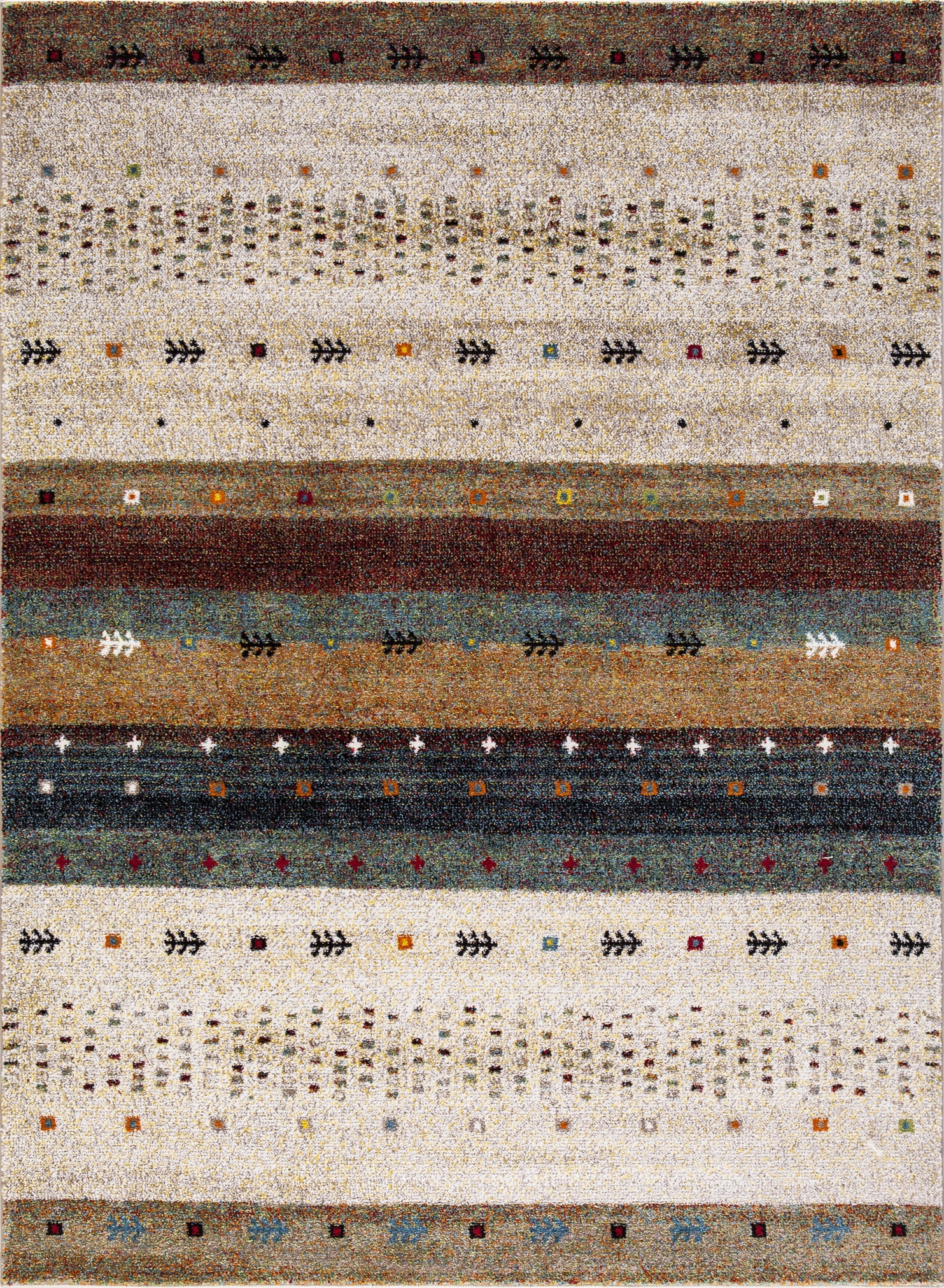 5 ft. 3 in. x 7 ft. 3 in. Diamond Gabbeh - Beige
