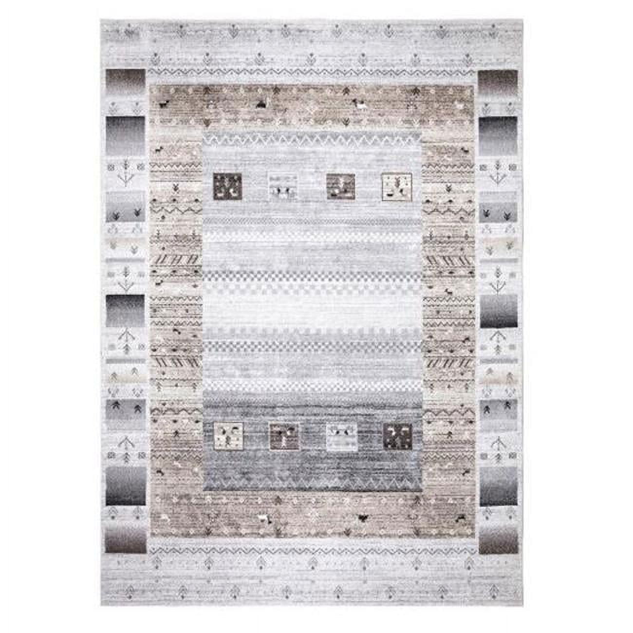 8 x 11 ft. Capri Tribal Area Rug, Ivory