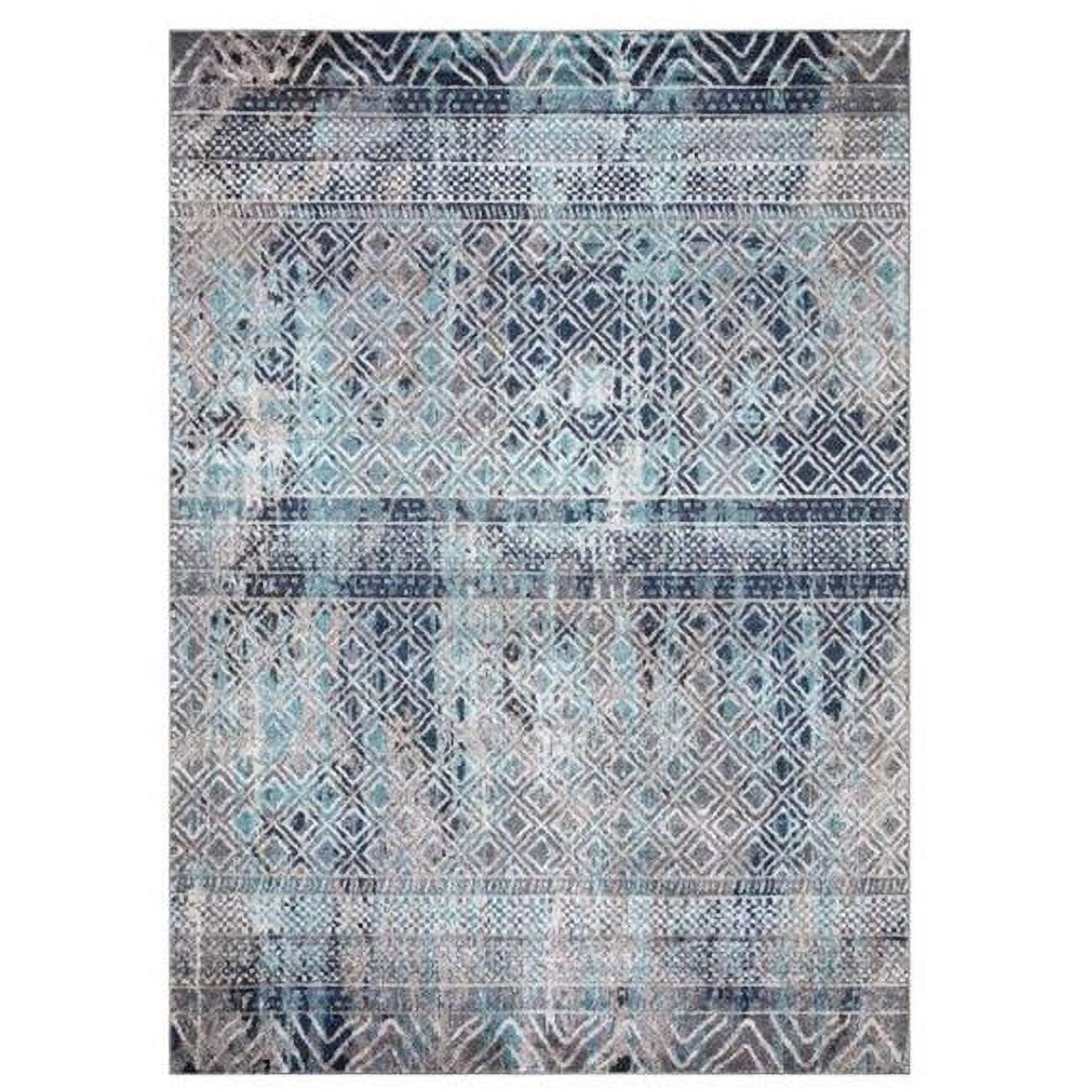 8 x 11 ft. Piazza Geometric Area Rug, Blue