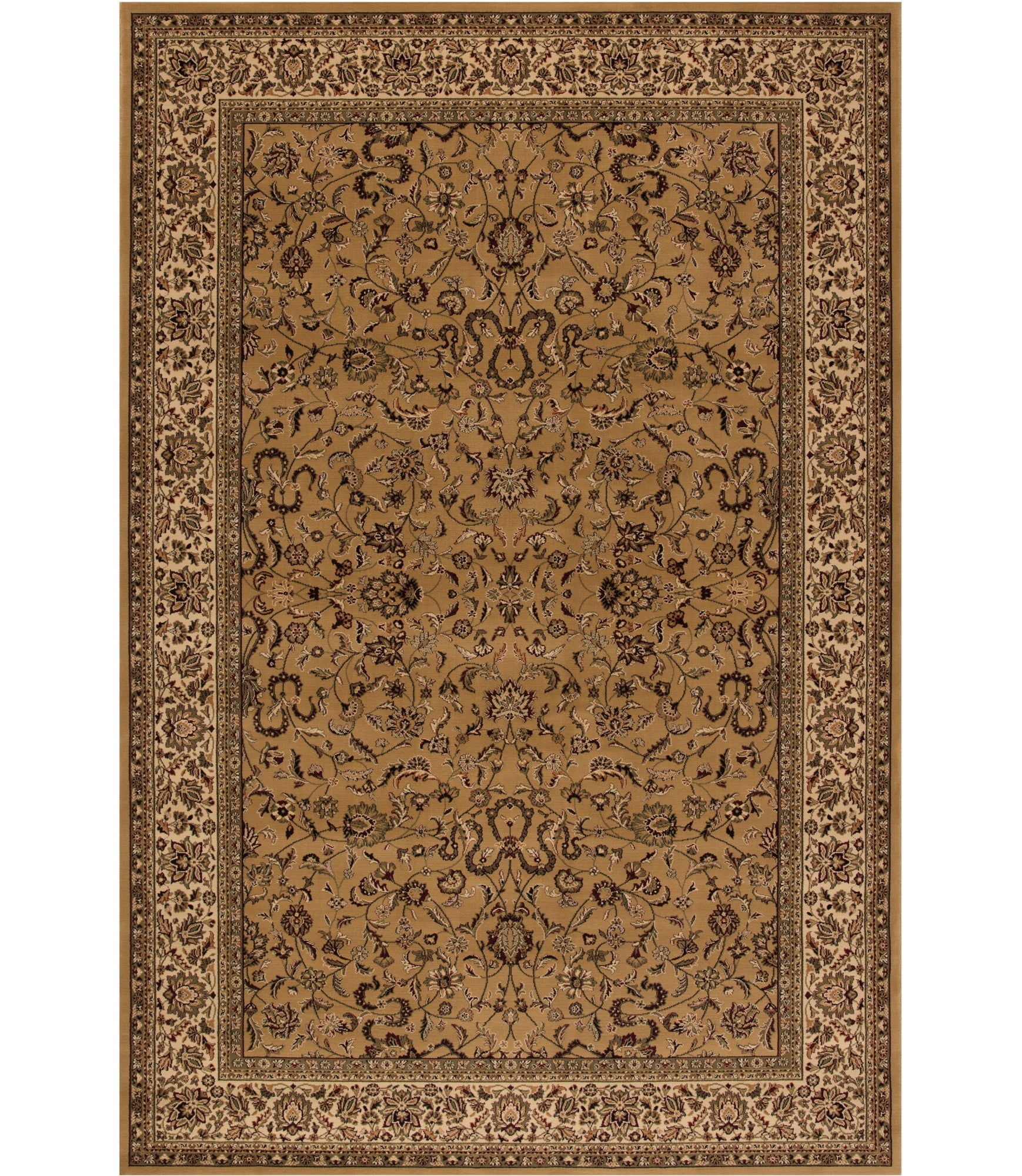 Picture of Concord Global 20216 6 ft. 7 in. x 9 ft. 6 in. Persian Classics Kashan - Gold