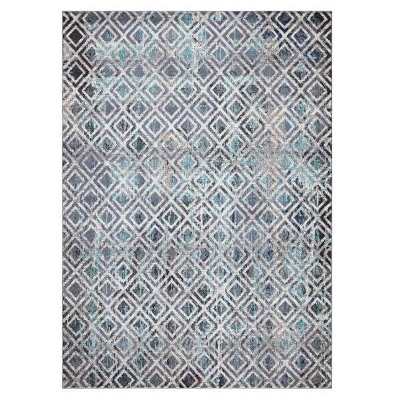 Picture of Concard Global Trading 72447 8 x 11 ft. Diamonds Geometric Area Rug, Blue