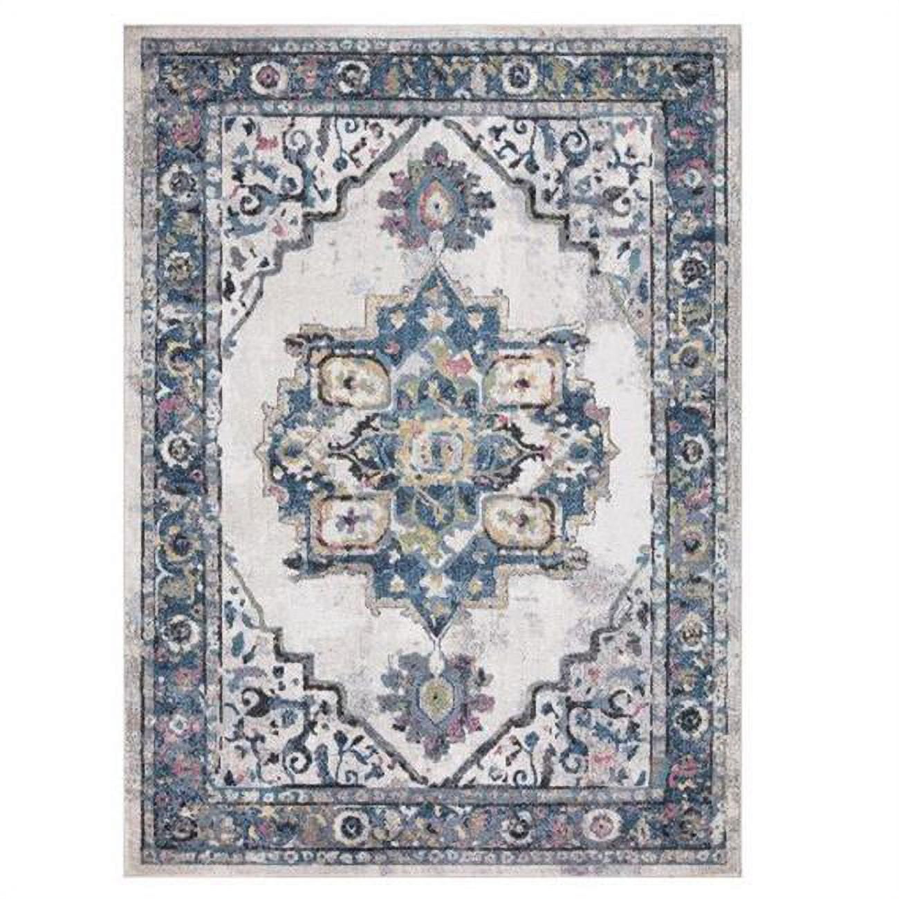 7 x 9 ft. Barclay Medallion Area Rug, Ivory