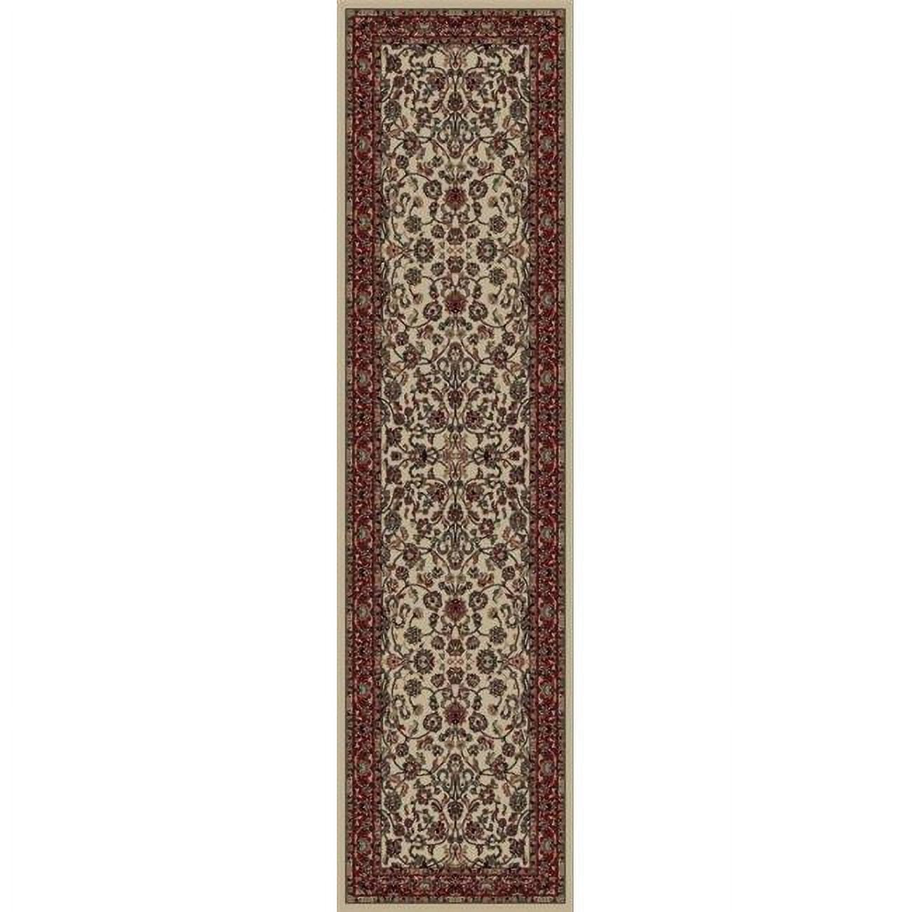 Picture of Concord Global 20221 2 ft. x 3 ft. 3 in. Persian Classics Kashan - Ivory
