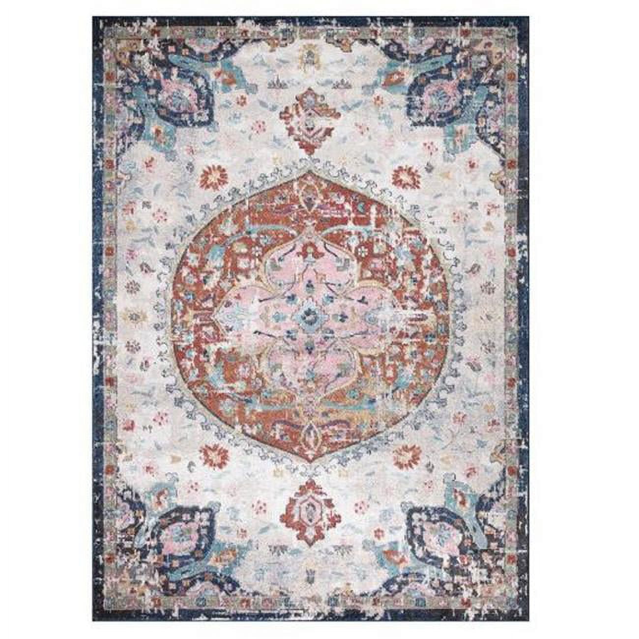 8 x 11 ft. Florence Medallion Area Rug, Ivory