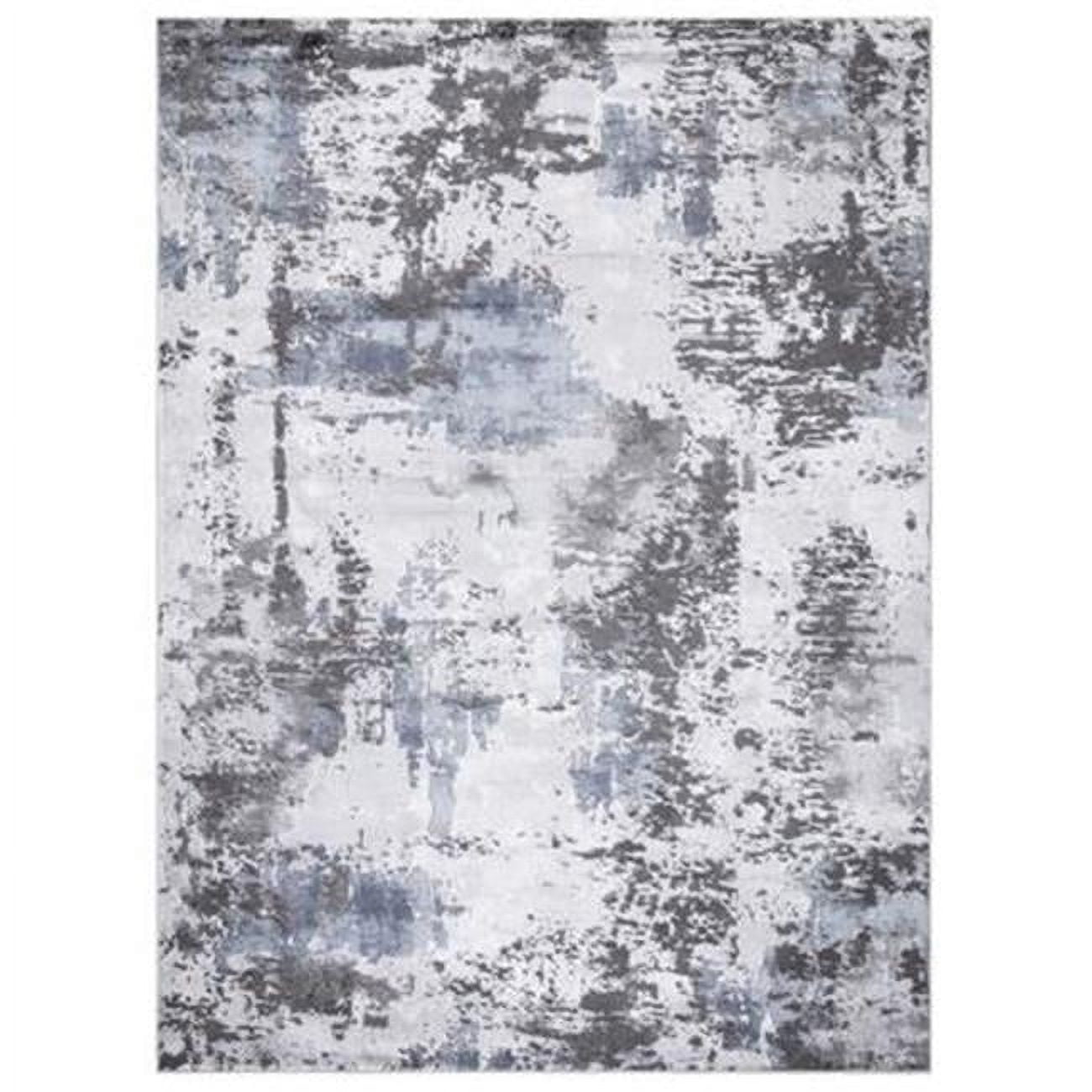 3 x 5 ft. Brighton Pacific Abstract Rectangle Area Rug, Gray
