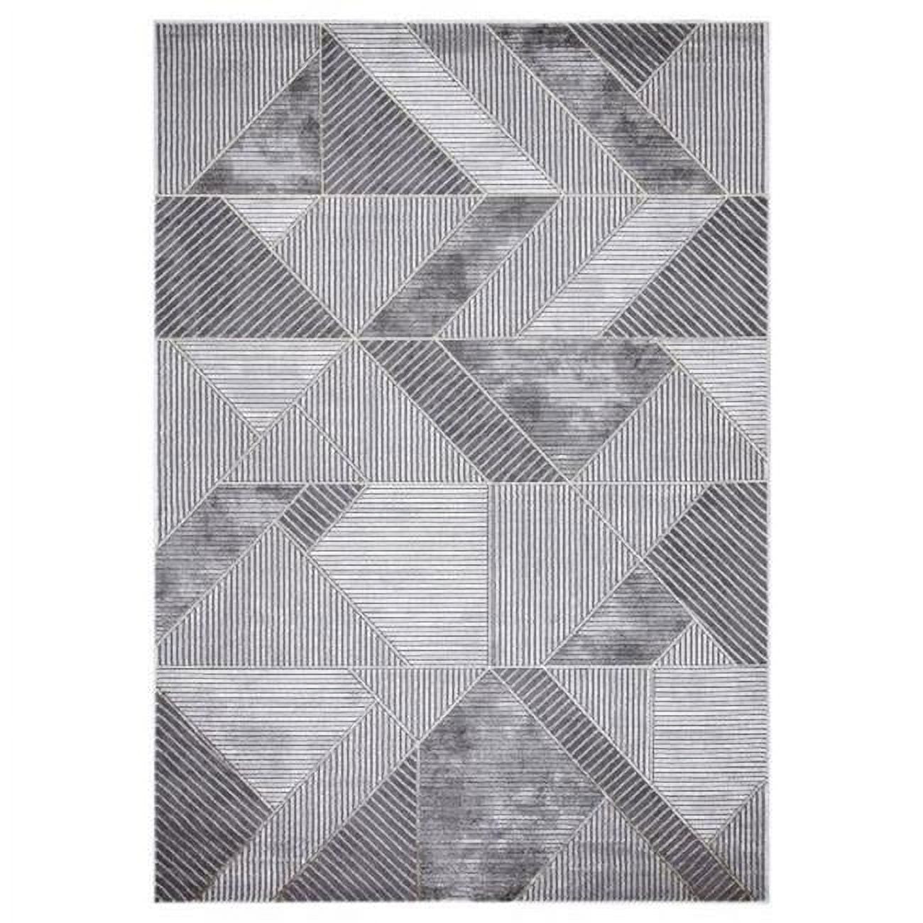 5 x 7 ft. Madison Geometric Area Rug, Gray
