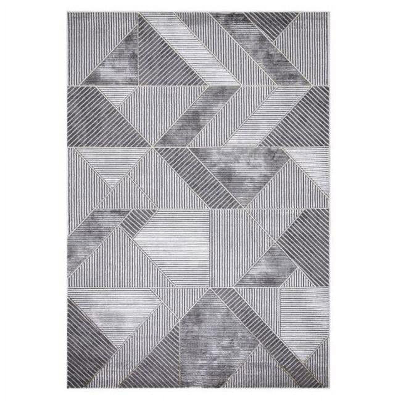 7 x 9 ft. Madison Geometric Area Rug, Gray