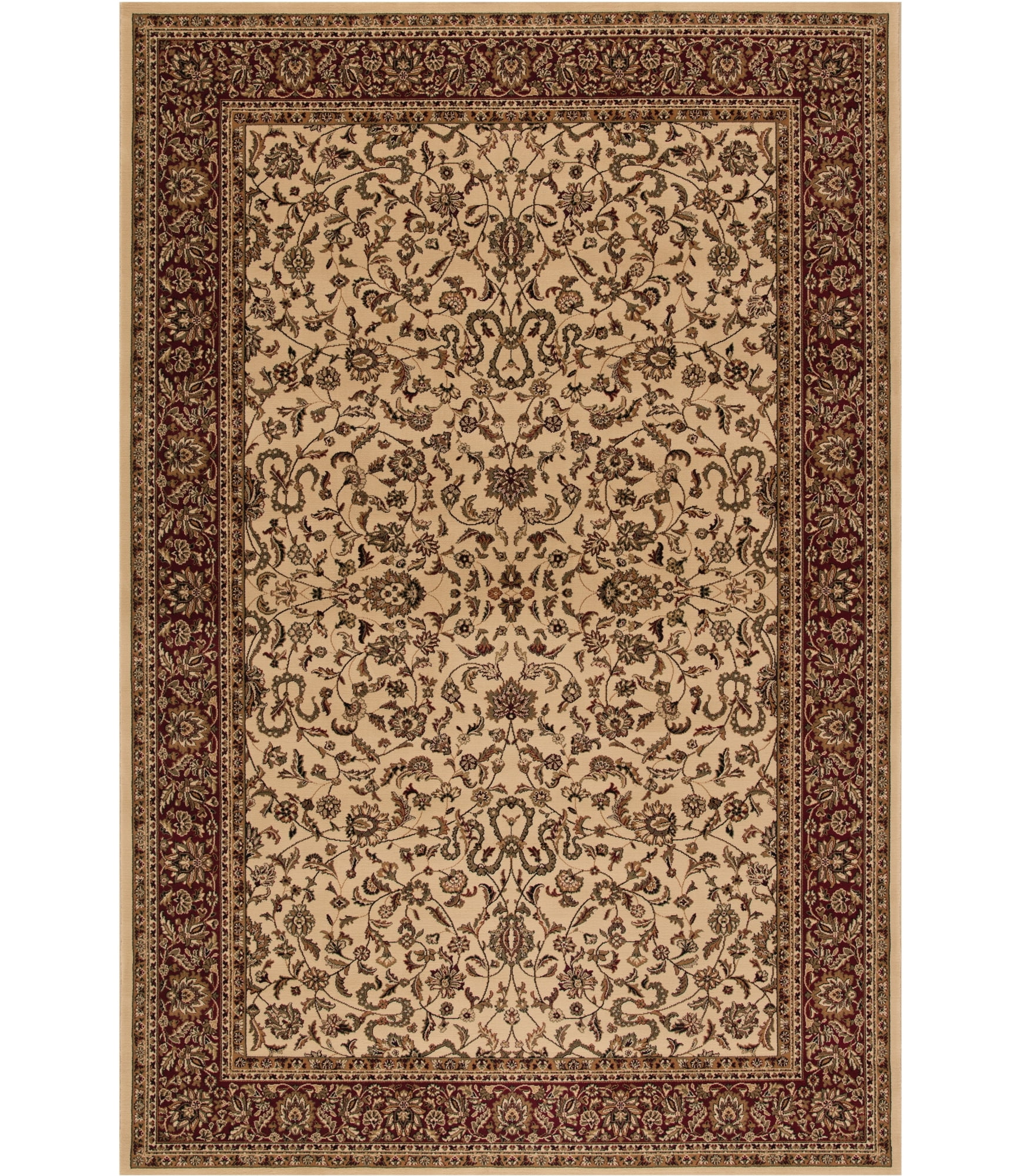 Picture of Concord Global 20226 6 ft. 7 in. x 9 ft. 6 in. Persian Classics Kashan - Ivory