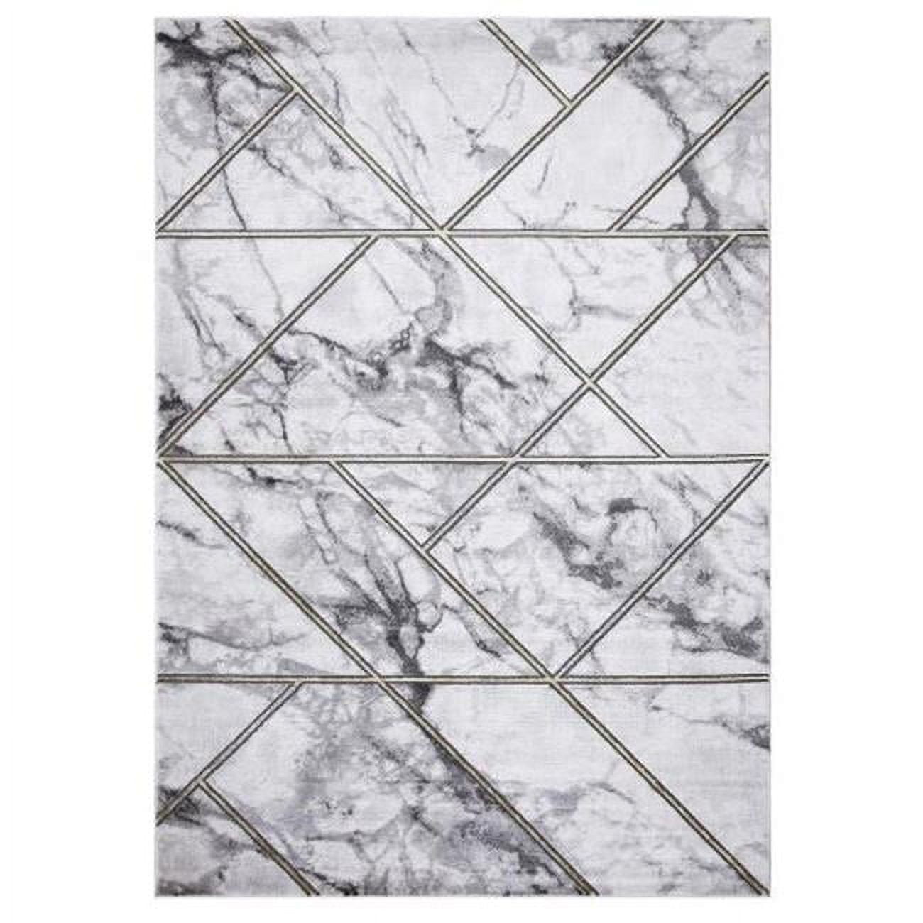 7 x 9 ft. Bellucci Geometric Area Rug, Gold