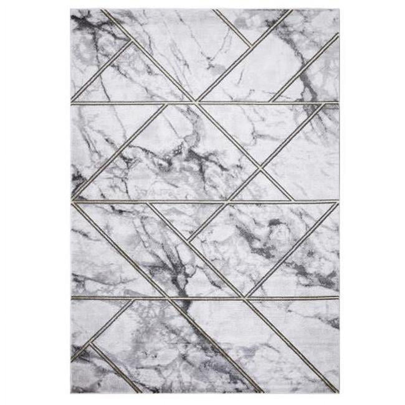 8 x 11 ft. Bellucci Geometric Area Rug - Gold