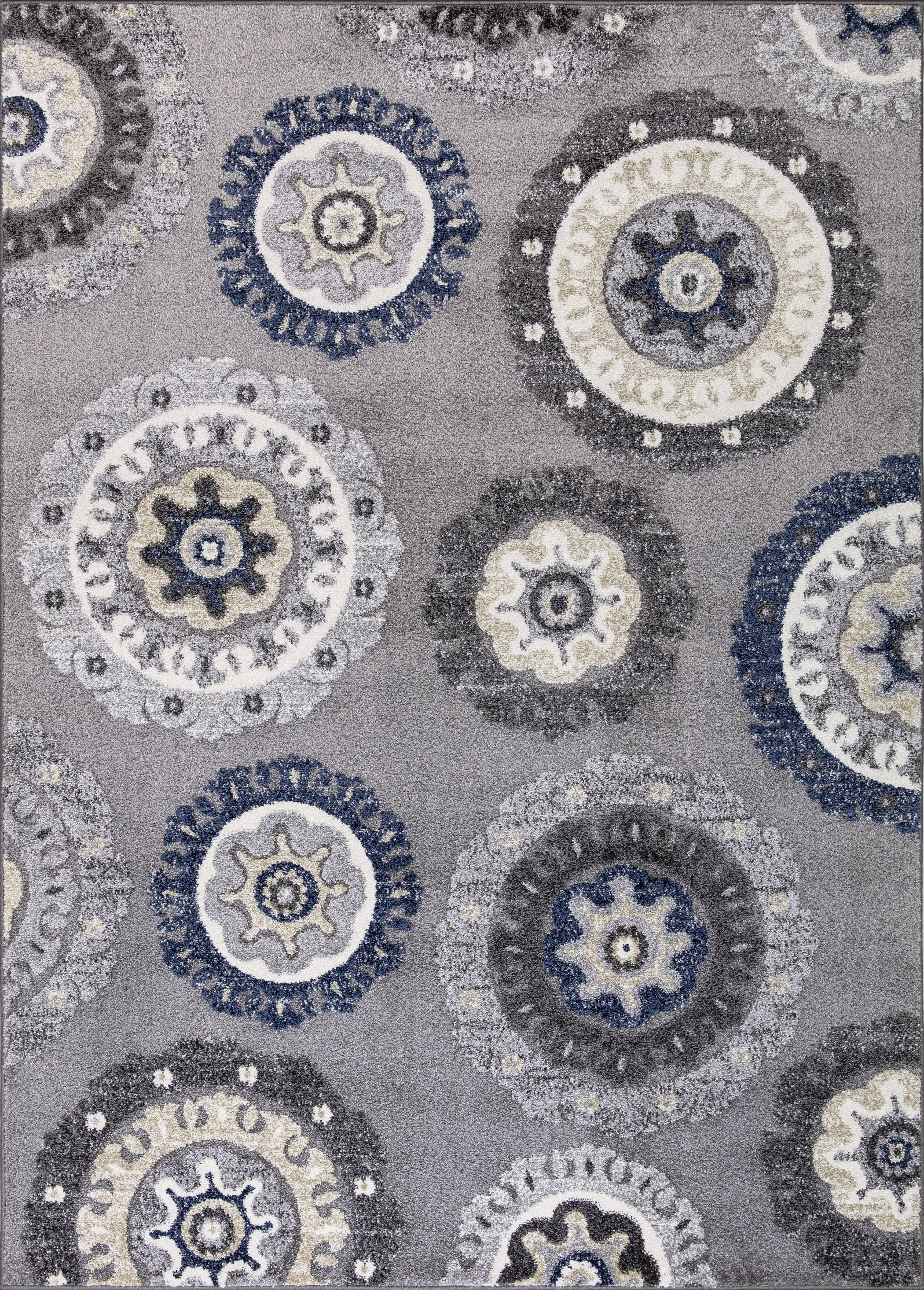 5 ft. 3 in. x 7 ft. 3 in. Oasis Rectangle Area Rug - Gray