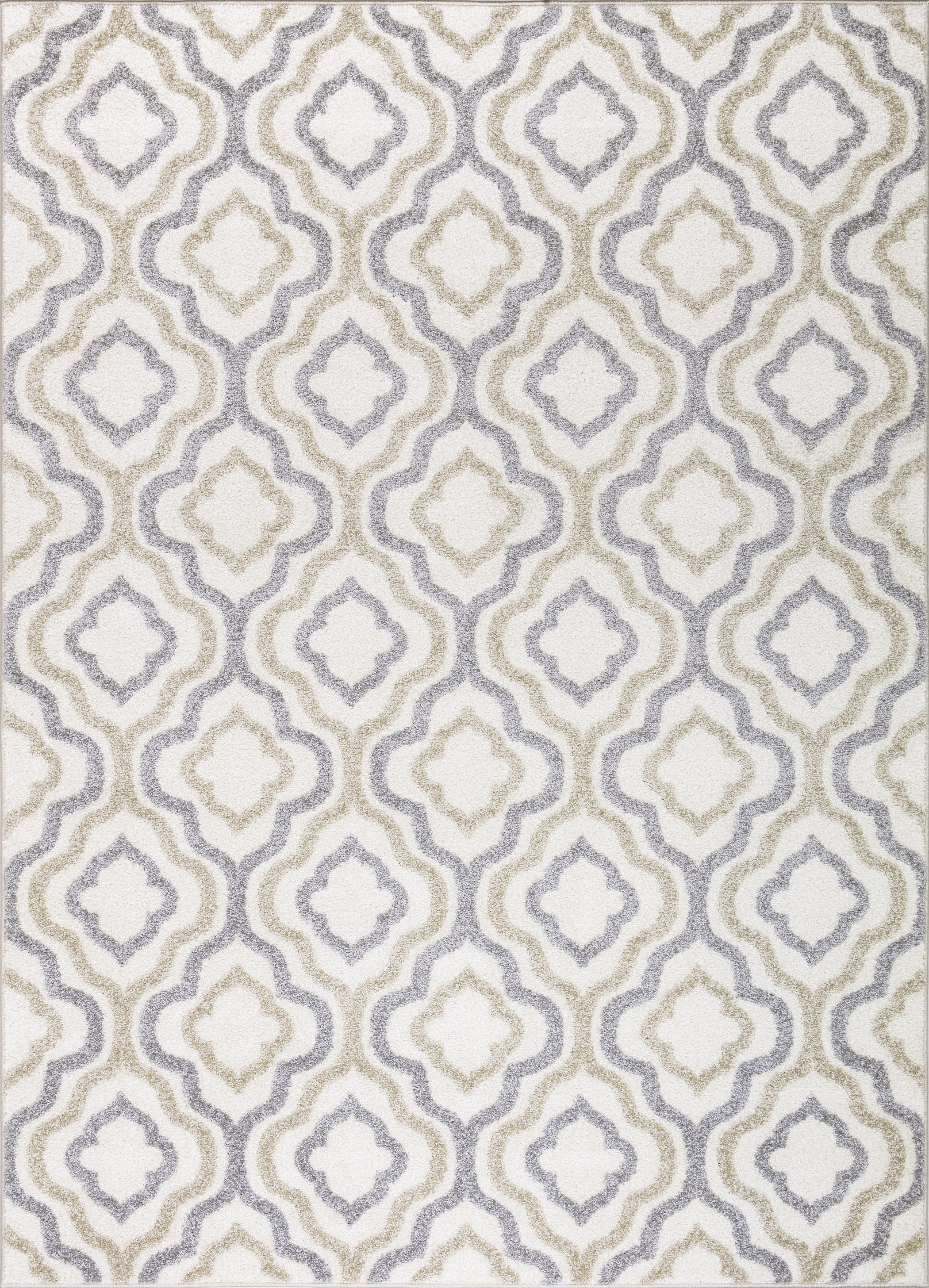 5 ft. 3 in. x 7 ft. 3 in. Crystal Rectangle Area Rug - Ivory