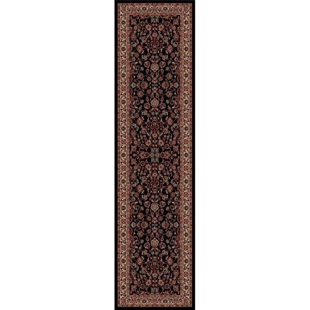 Picture of Concord Global 20238 9 ft. 3 in. x 12 ft. 10 in. Persian Classics Kashan - Black