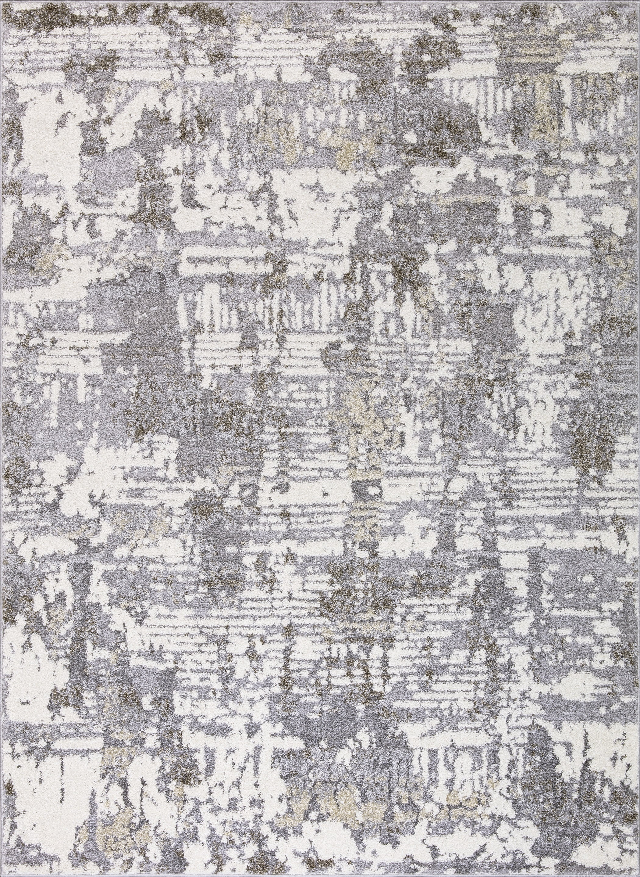 7 ft. 10 in. x 9 ft. 10 in. Rectangle Area Rug - Aqua & Gray