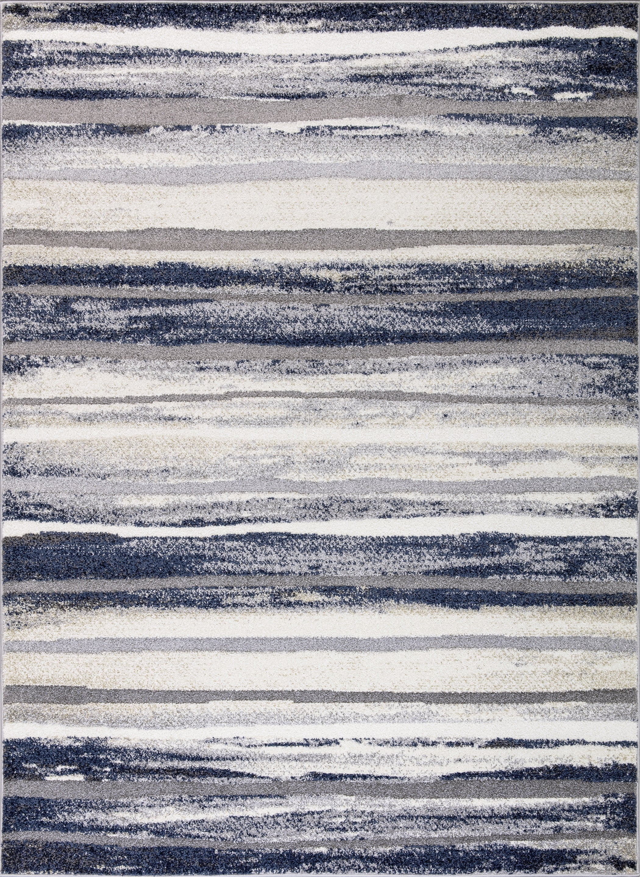 Retro Rectangle Area Rug - Blue - 7 ft. 10 in. x 9 ft. 10 in.