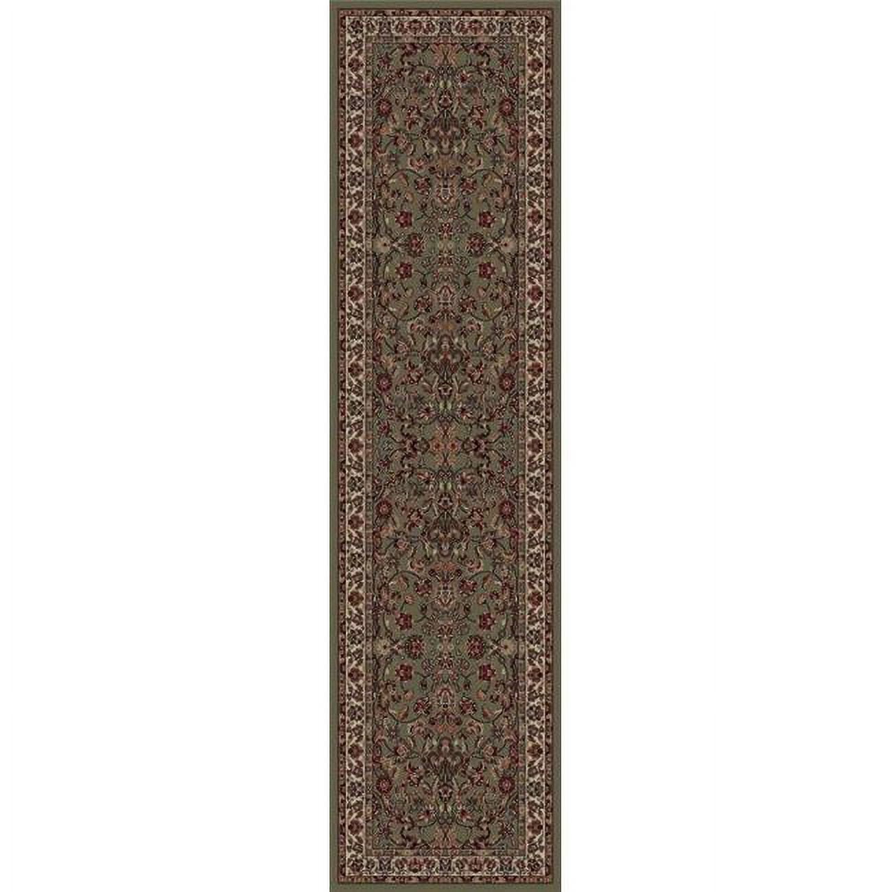 Picture of Concord Global 20253 2 ft. 7 in. x 5 in. Persian Classics Kashan - Green