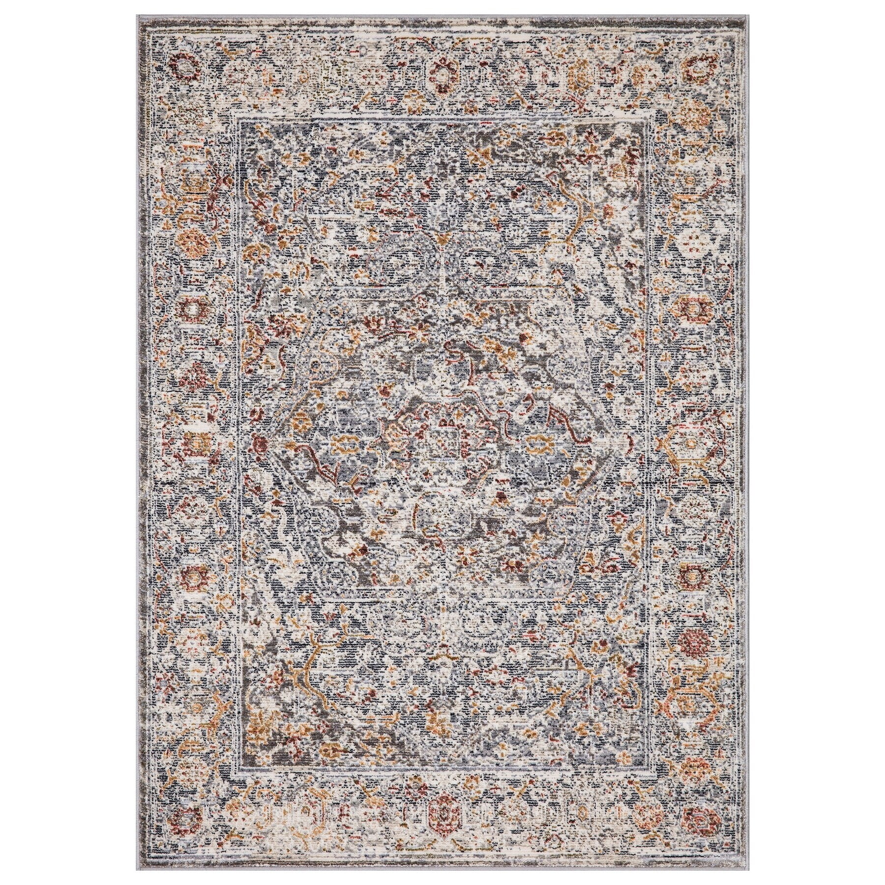 14913 3 x 5 ft. Valencia Rectangle Area Rug, Multi Color