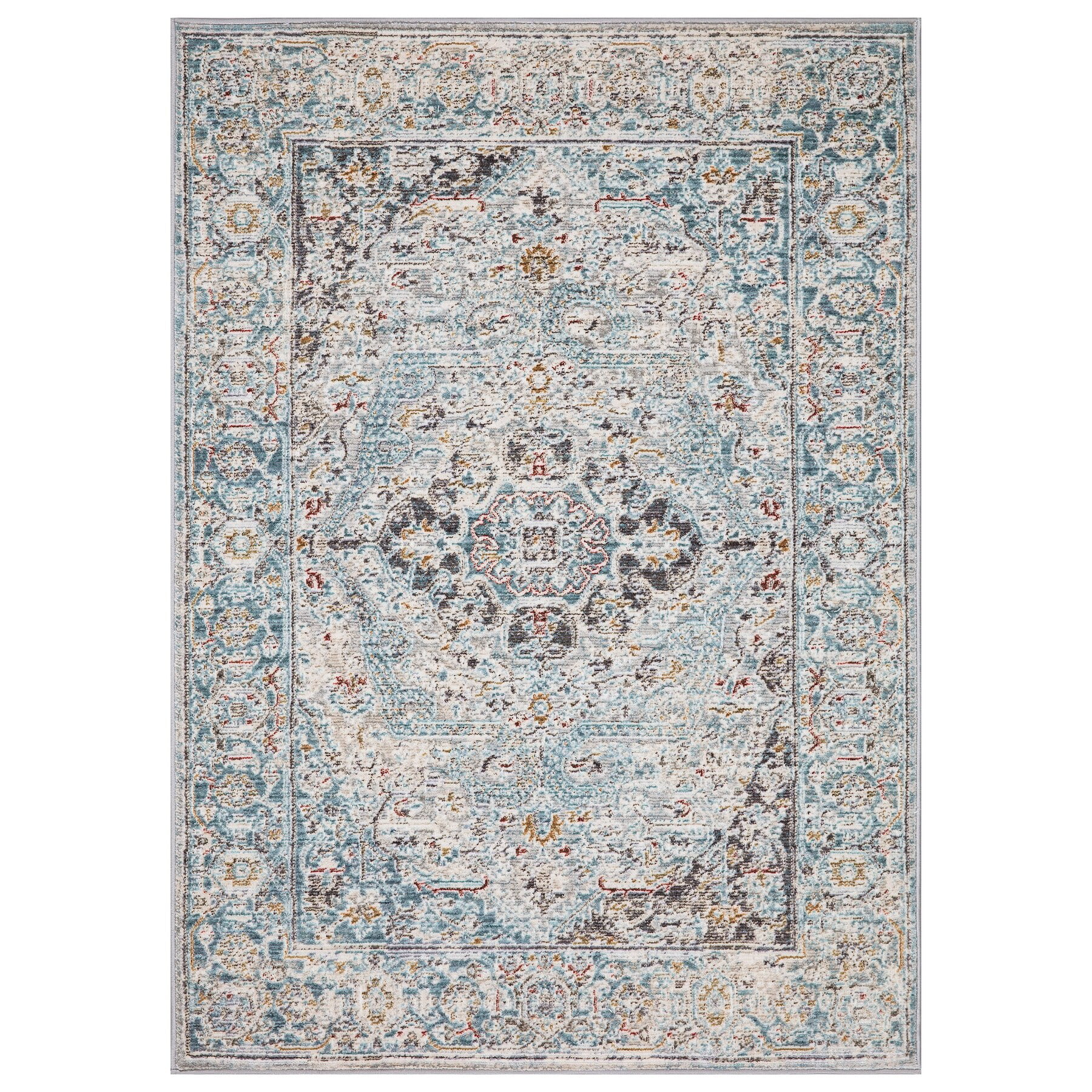 14963 3 x 5 ft. Valencia Rectangle Area Rug, Blue