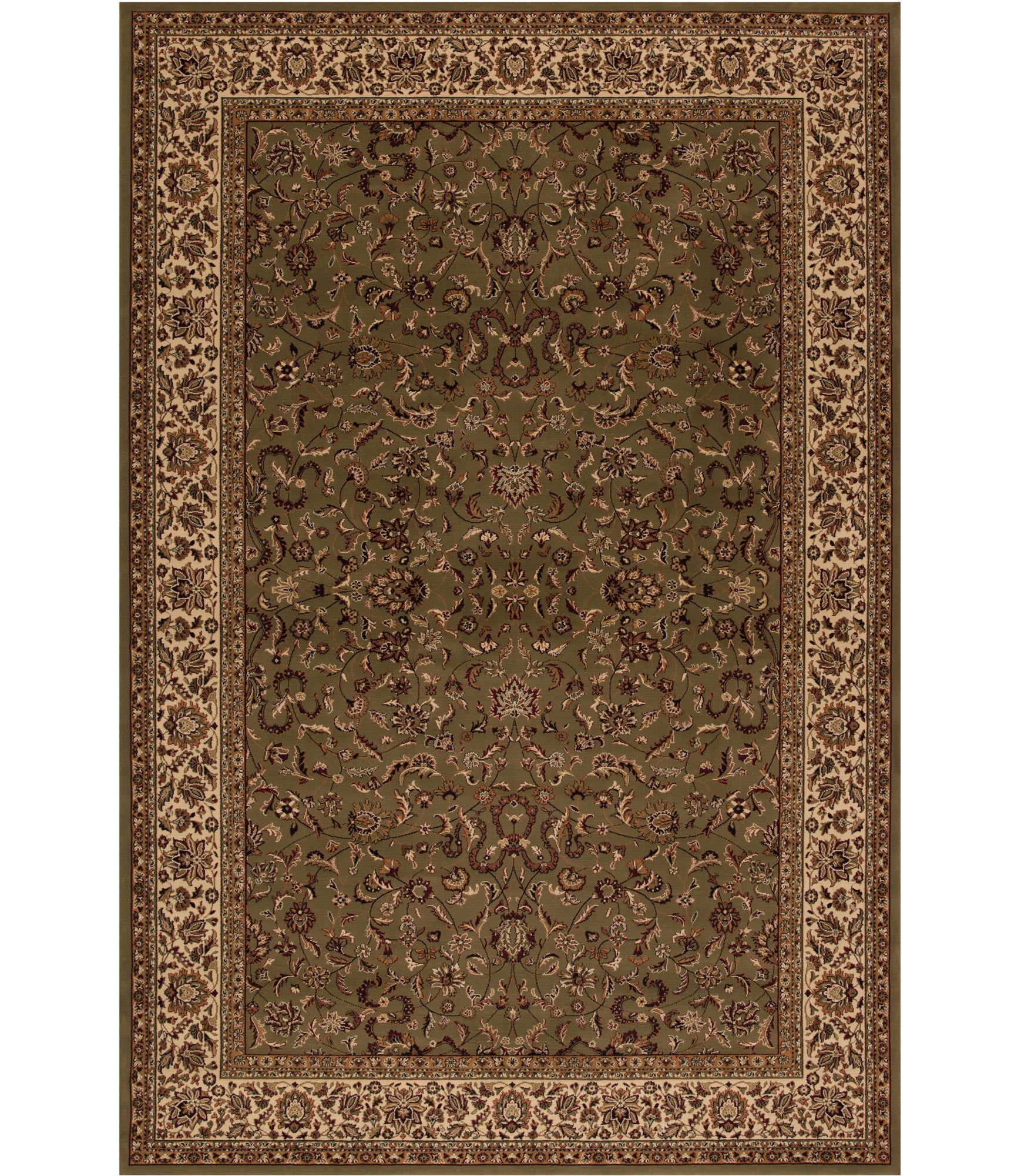 Picture of Concord Global 20257 7 ft. 10 in. x 11 ft. 2 in. Persian Classics Kashan - Green