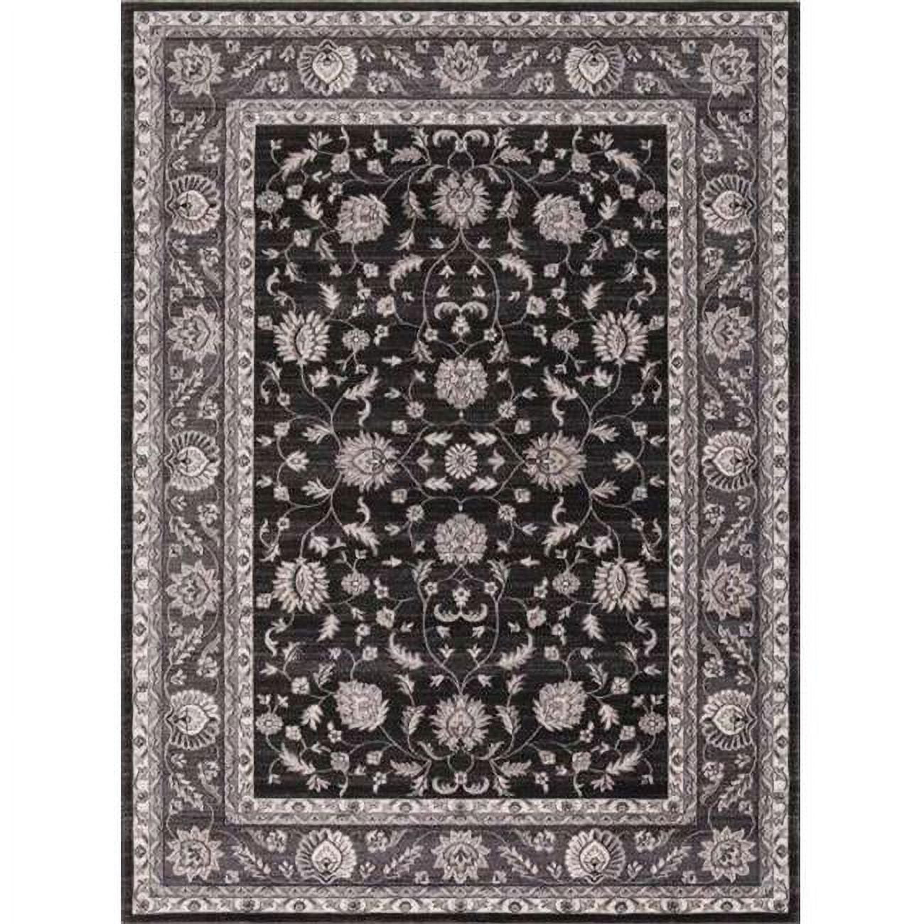 Mahal Rectangle Area Rug - Anthracite - 9 ft. 3 in. x 12 ft. 6 in.