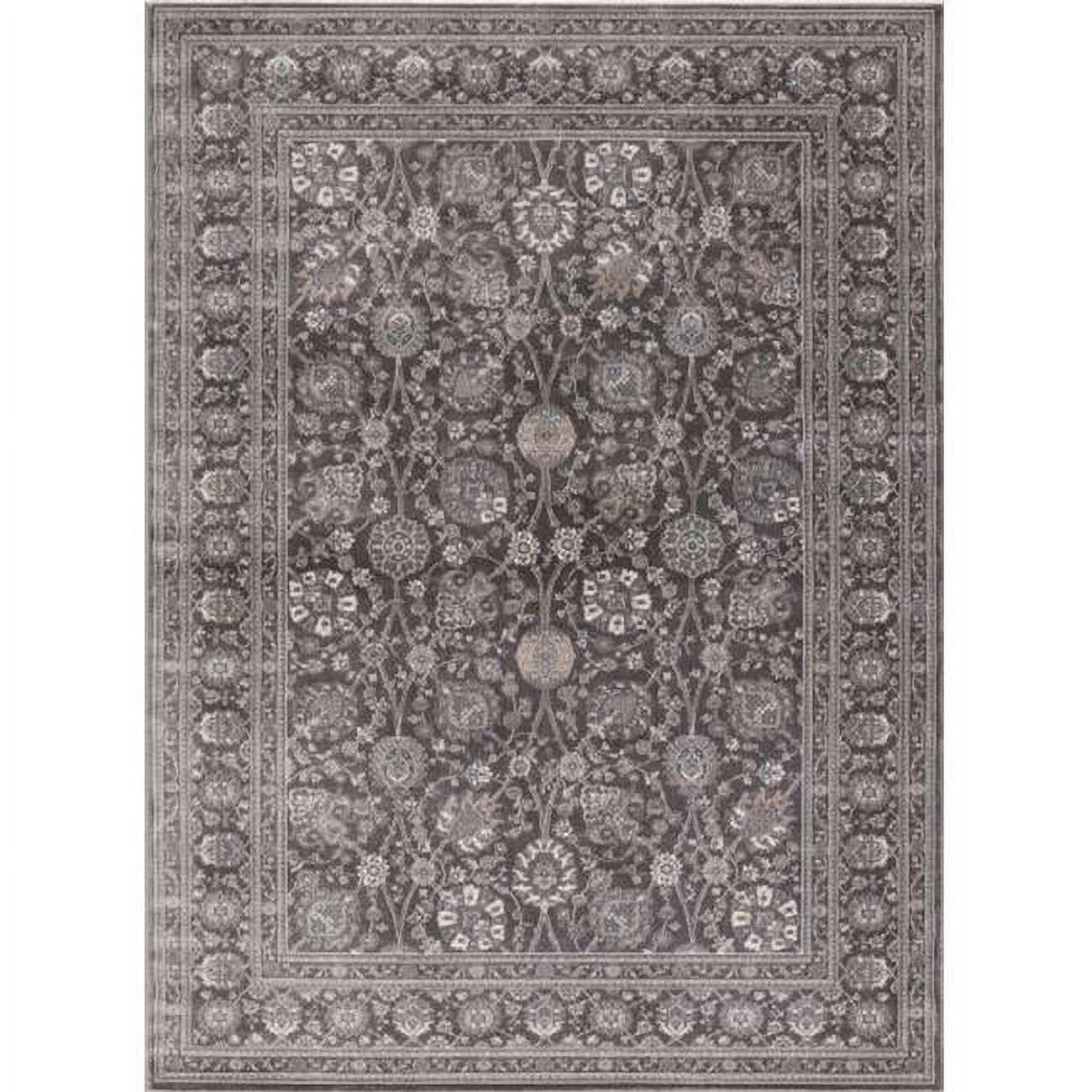 9 ft. 3 in. x 12 ft. 6 in.  Rectangle Area Rug - Grey