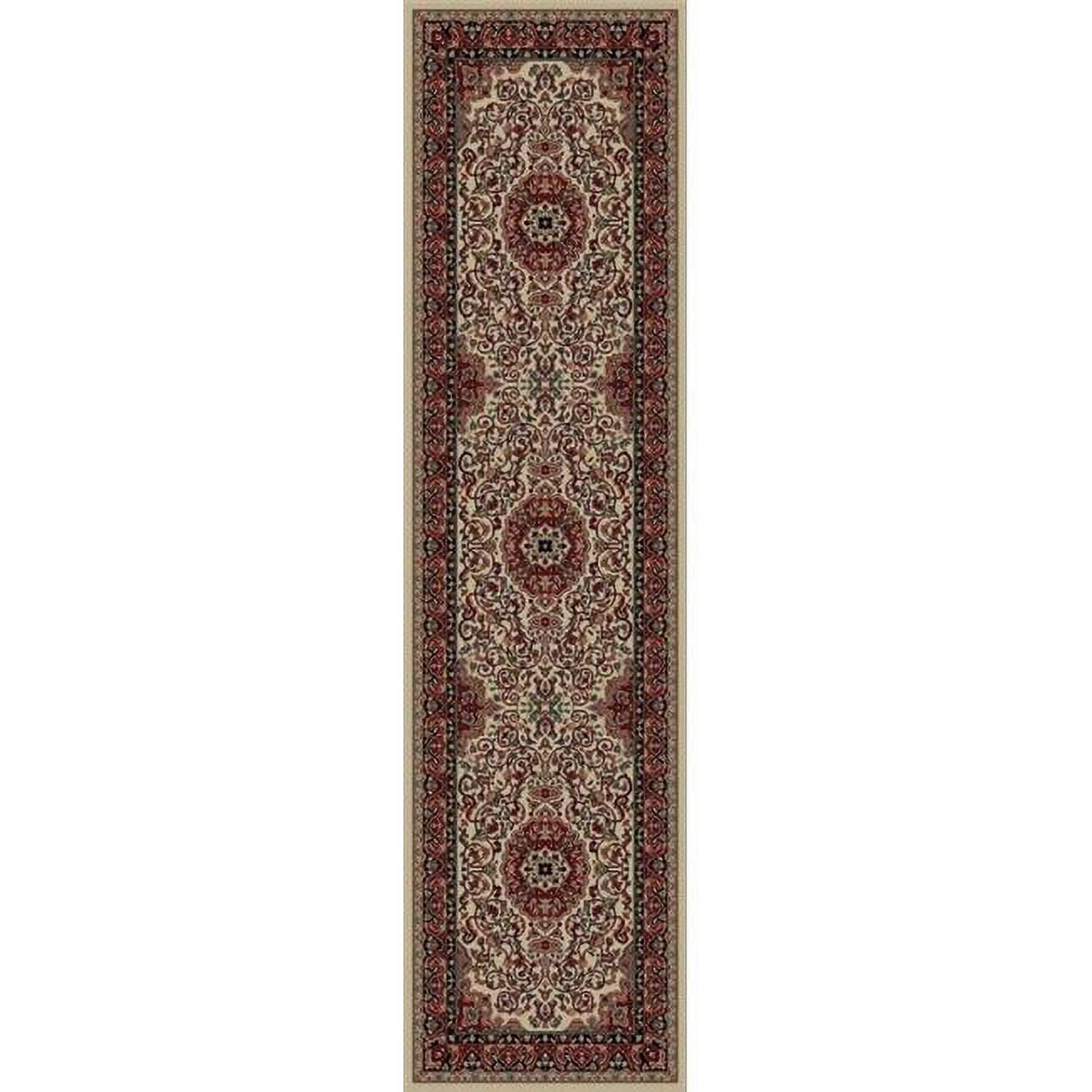 Picture of Concord Global 20324 3 ft. 11 in. x 5 ft. 7 in. Persian Classics Isfahan - Ivory