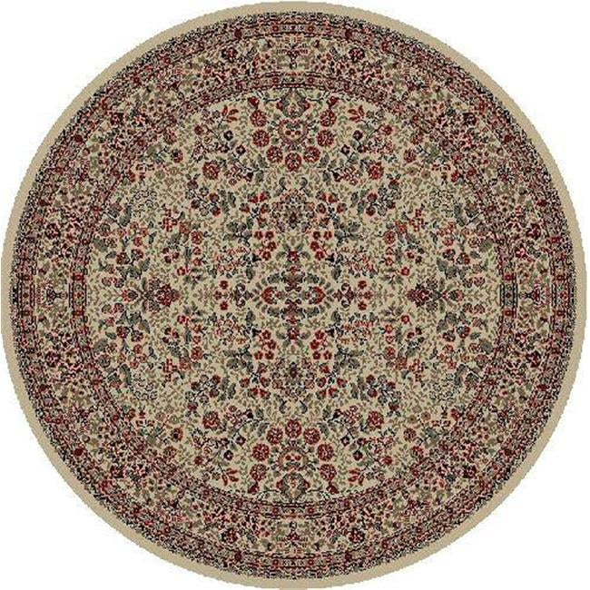 Picture of Concord Global 20327 7 ft. 10 in. x 11 ft. 2 in. Persian Classics Isfahan - Ivory