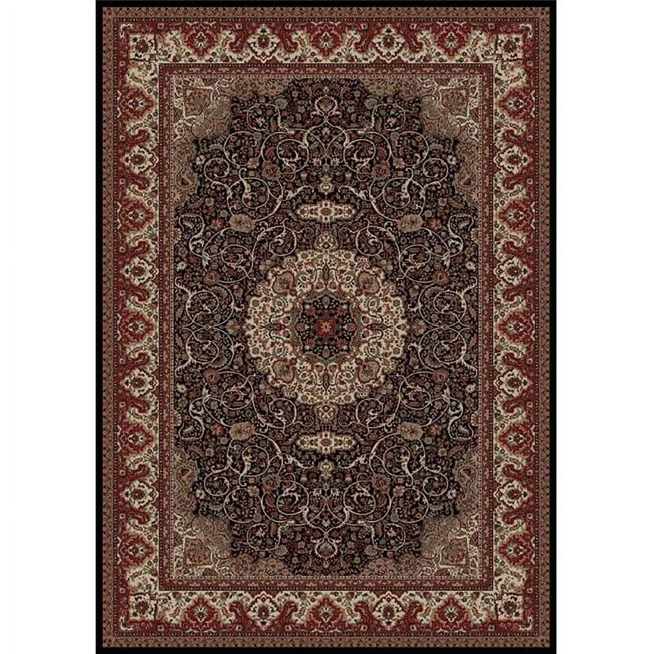 Picture of Concord Global 20335 5 ft. 3 in. x 7 ft. 7 in. Persian Classics Isfahan - Black