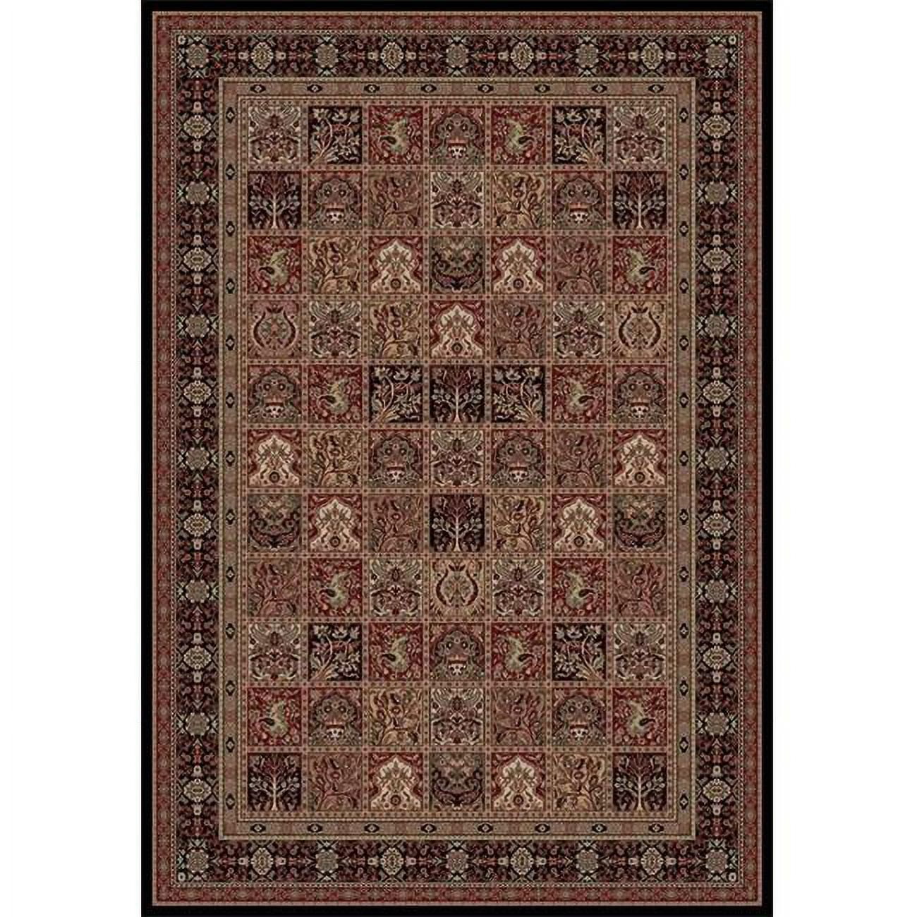 Picture of Concord Global 20431 2 ft. x 3 ft. 3 in. Persian Classics Panel - Black