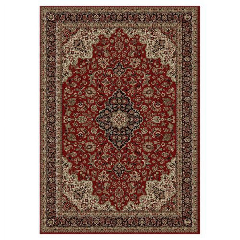 Picture of Concord Global 20804 3 ft. 11 in. x 5 ft. 7 in. Persian Classics Medallion Kashan - Red