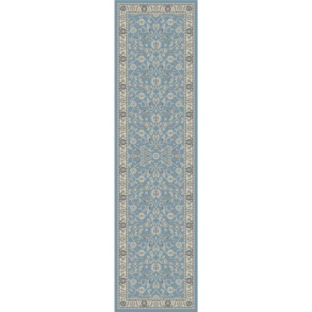 Picture of Concord Global 28142 2 ft. x 7 ft. 3 in. Kashan Bergama - Blue
