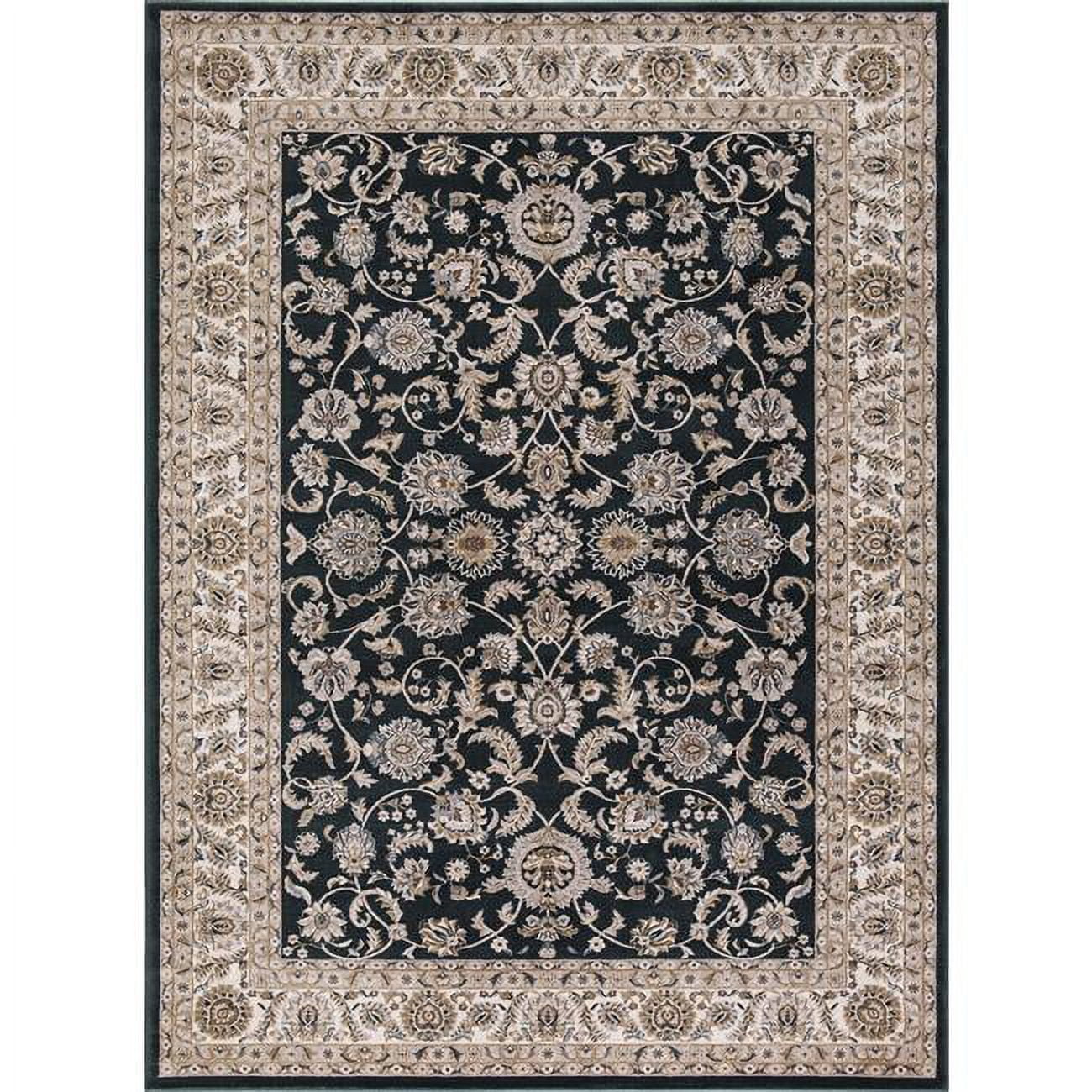 Picture of Concord Global 28155 5 ft. 3 in. x 7 ft. 3 in. Kashan Bergama - Green