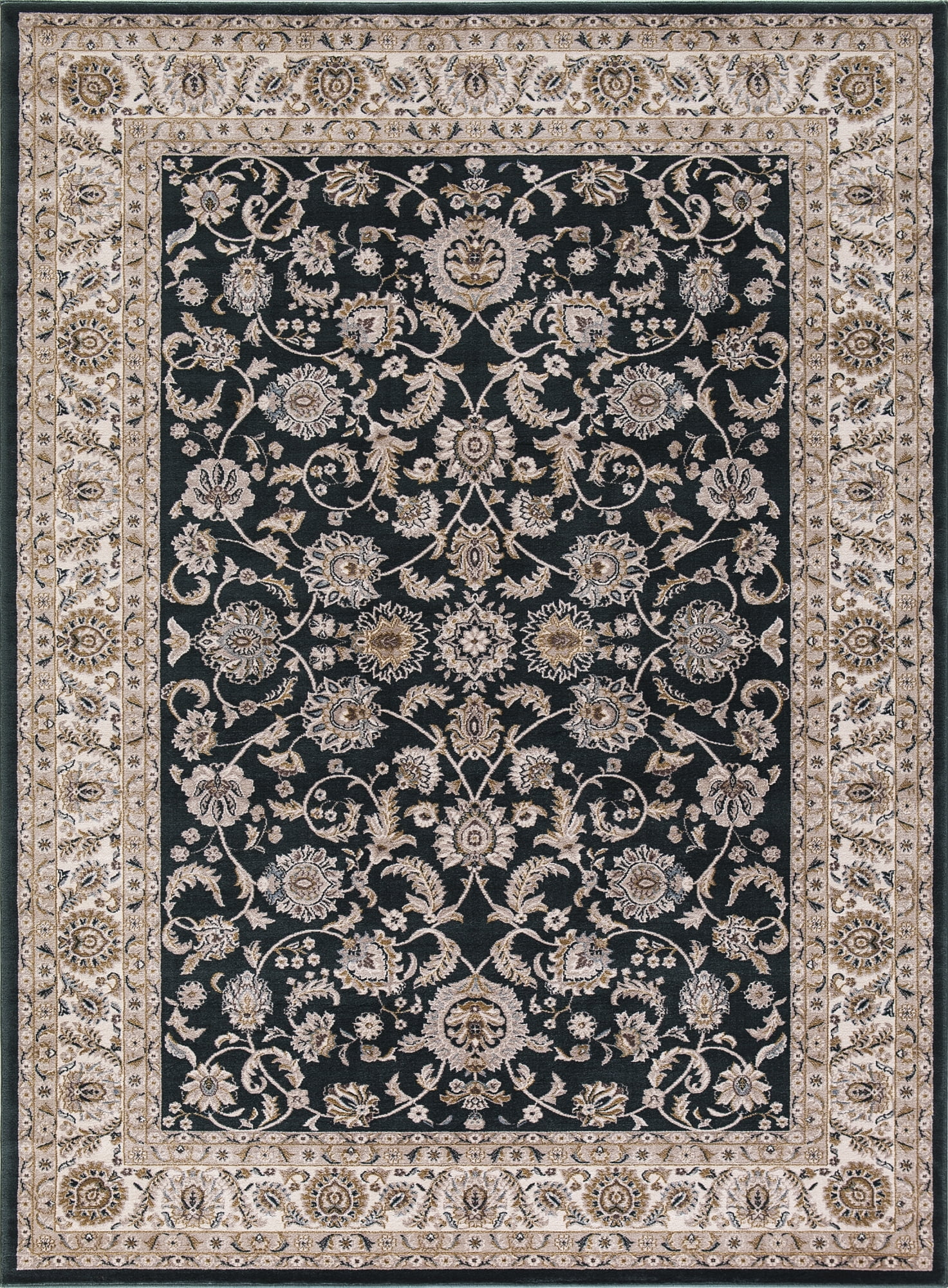 Picture of Concord Global 28157 7 ft. 10 in. x 9 ft. 10 in. Kashan Bergama - Green