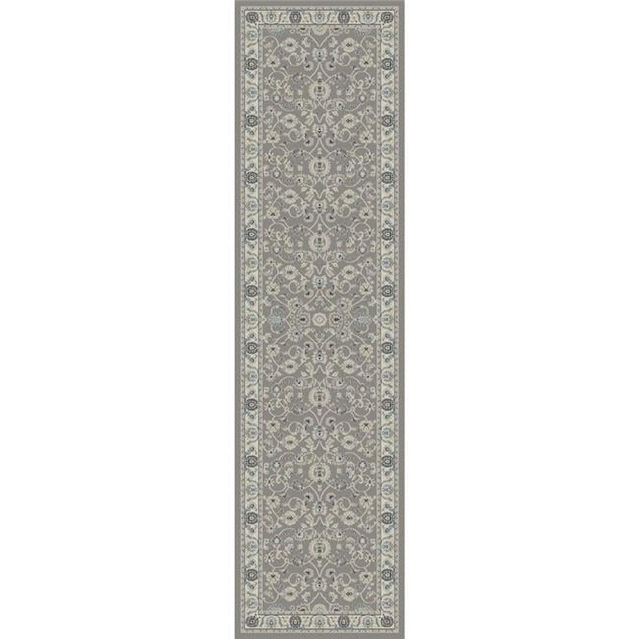 Picture of Concord Global 28162 2 ft. x 7 ft. 3 in. Kashan Bergama - Grey