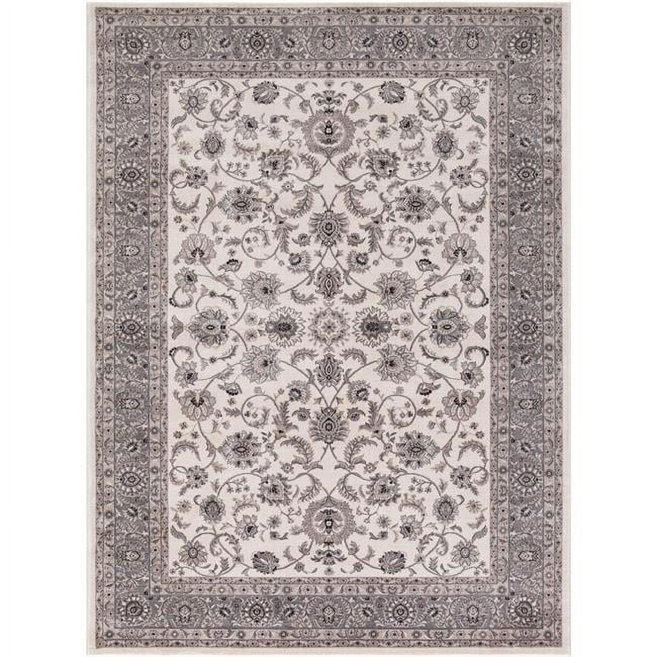 Picture of Concord Global 28214 3 ft. 3 in. x 4 ft. 7 in. Kashan Mahal - Beige