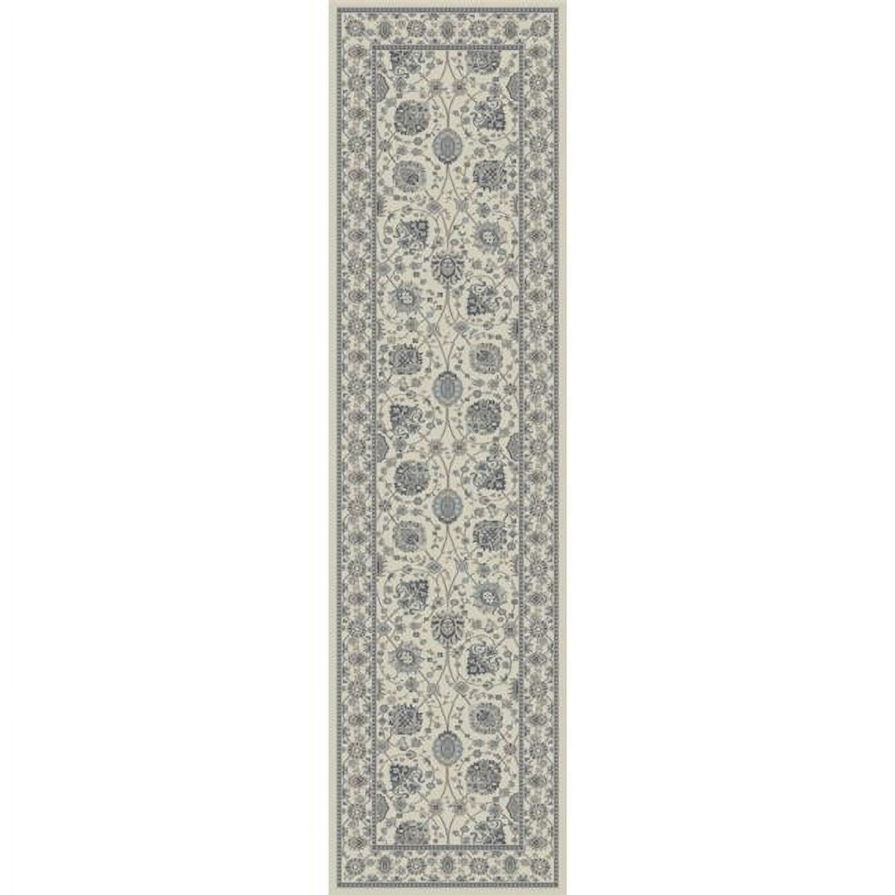 Picture of Concord Global 28422 2 ft. x 7 ft. 3 in. Kashan Kashan - Ivory
