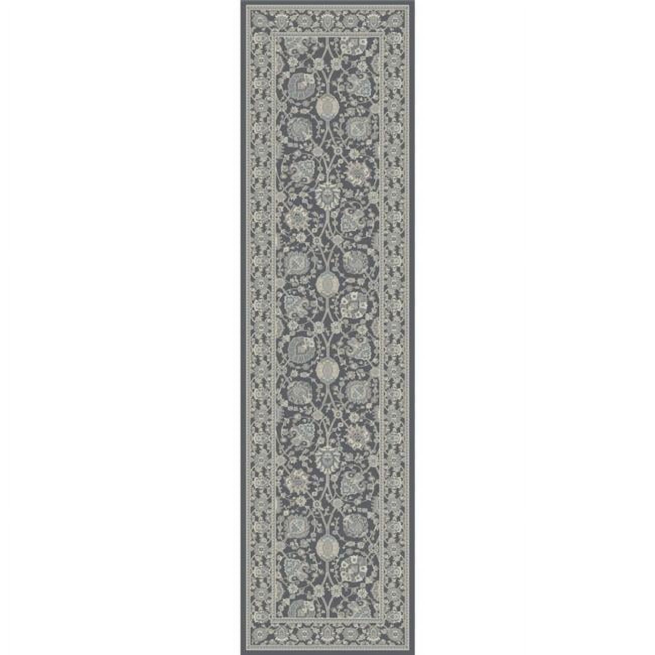 Picture of Concord Global 28462 2 ft. x 7 ft. 3 in. Kashan Kashan - Grey